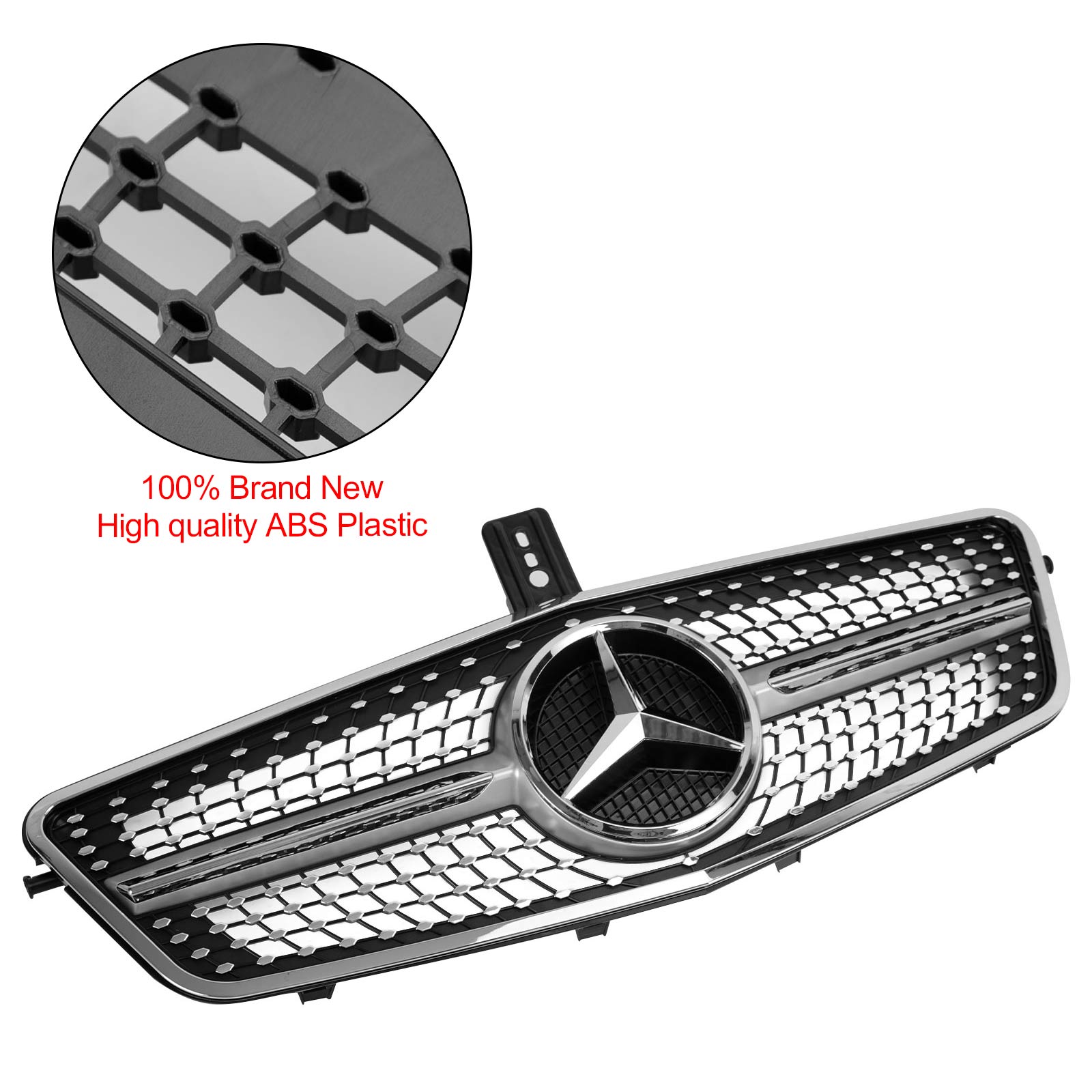 Mercedes-Benz 2010-2013 W212 Parrilla delantera de diamante Clase E E350 E550