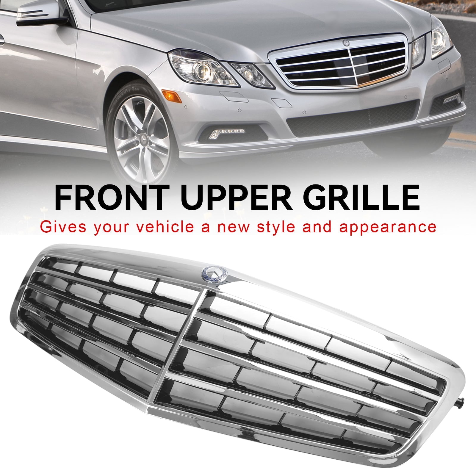 2010 2011 2012 2013 Mercedes-Benz E-Klasse W212 E350 E550 Krom frontgrill Grill