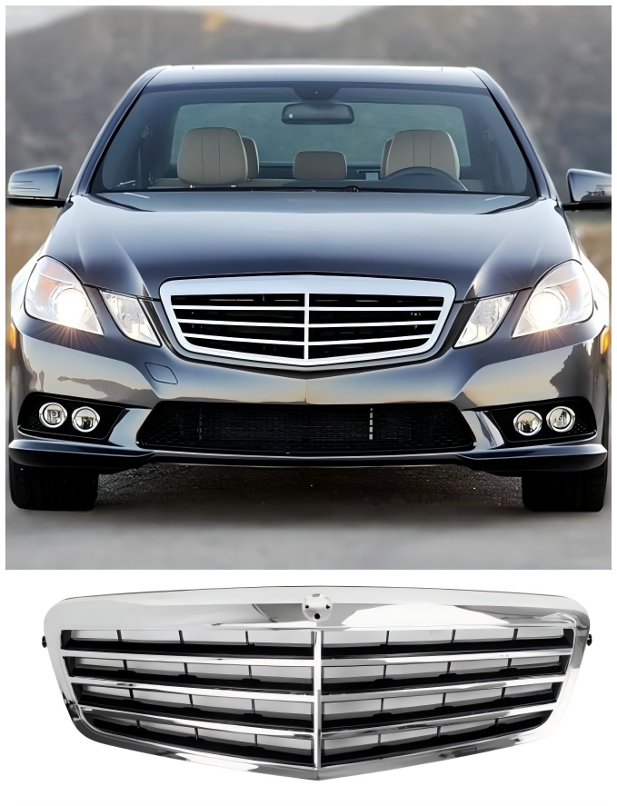 Mercedes-Benz Classe E 2010-2013 W212 Grille de calandre avant chromée E350 E550
