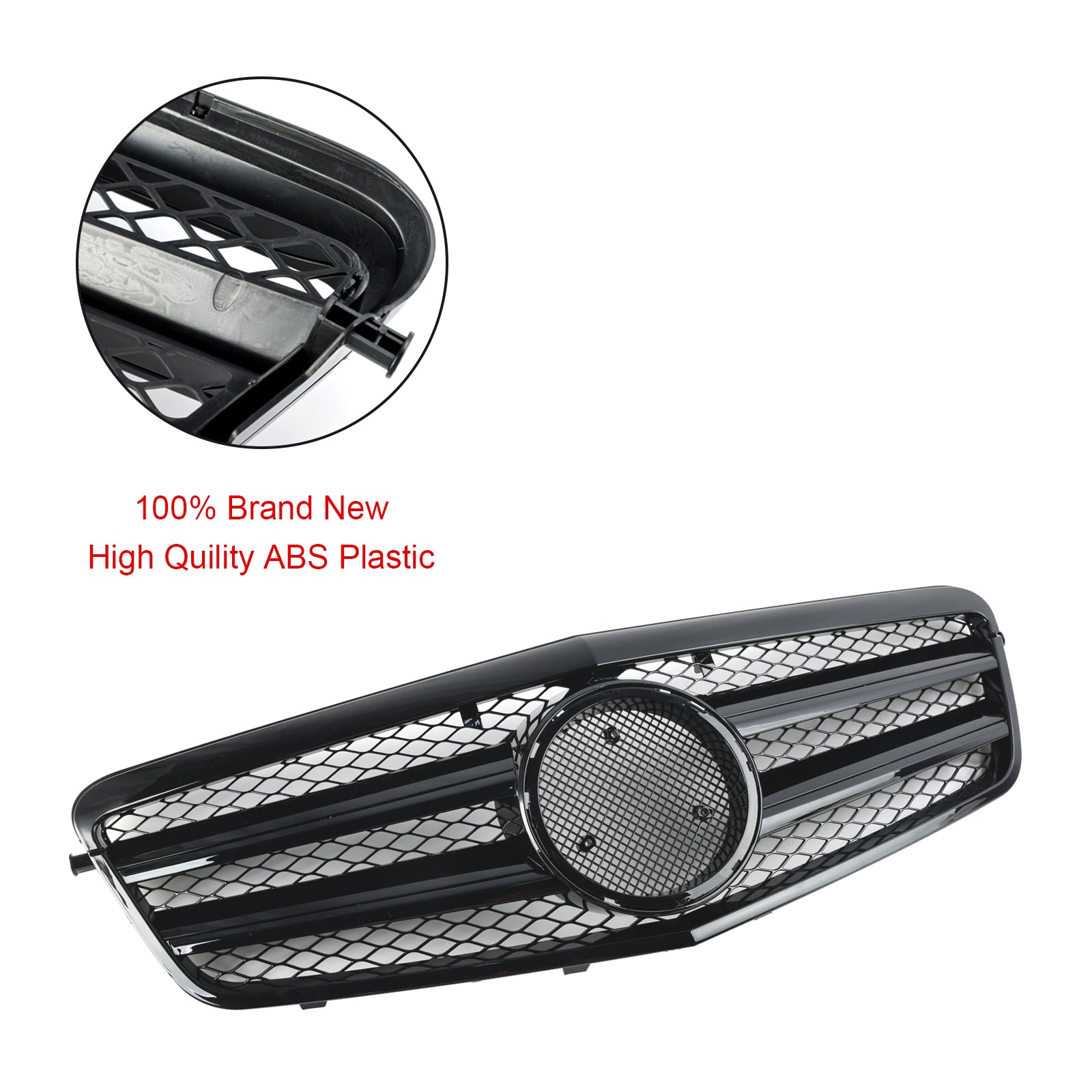 2010 2011 2012 2013 Mercedes Benz E Class W212 E350 E550 Front Bumper Grille Grill