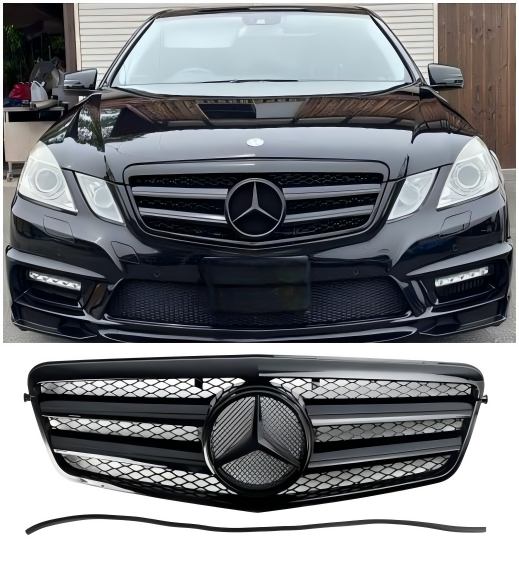 09.2009-02.2013 Mercedes-Benz Clase E W212 Parrilla de parachoques delantera E200 E220 E350 E550