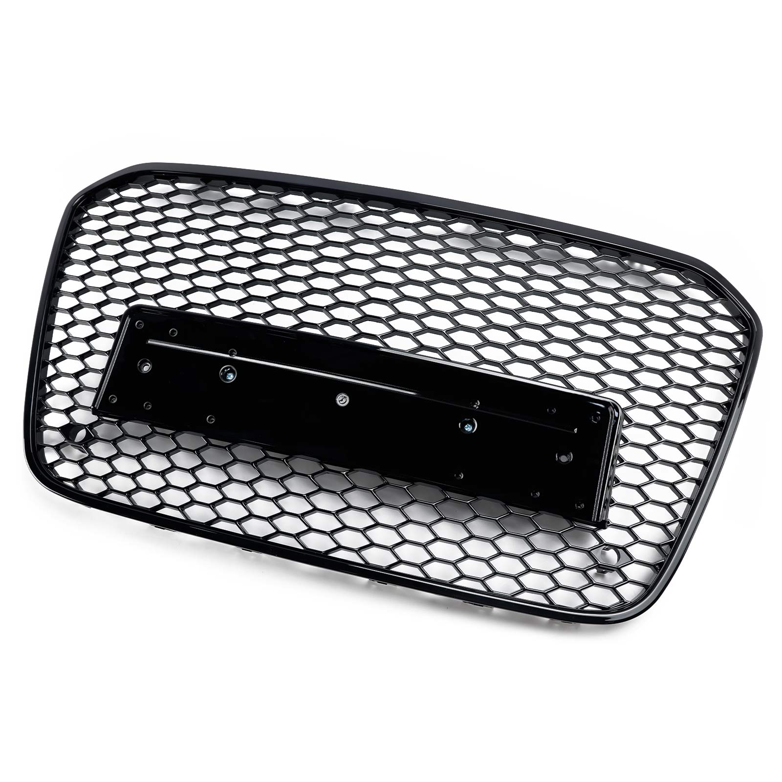 2012 2013 2014 2015 Audi A6 C7 S6 RS6 Style Honeycomb Front Bumper Grille Grill