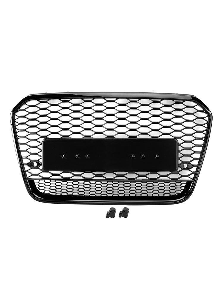 2012-2015 Audi A6 S6 C7 RS6 Style Front Mesh Honeycomb Grill Grille