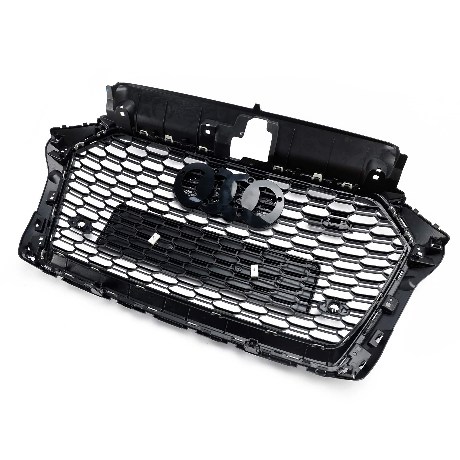 2017-2019 Audi A3 8V RS3 štýl Honeycomb Mesh Front Bumper Grille Black
