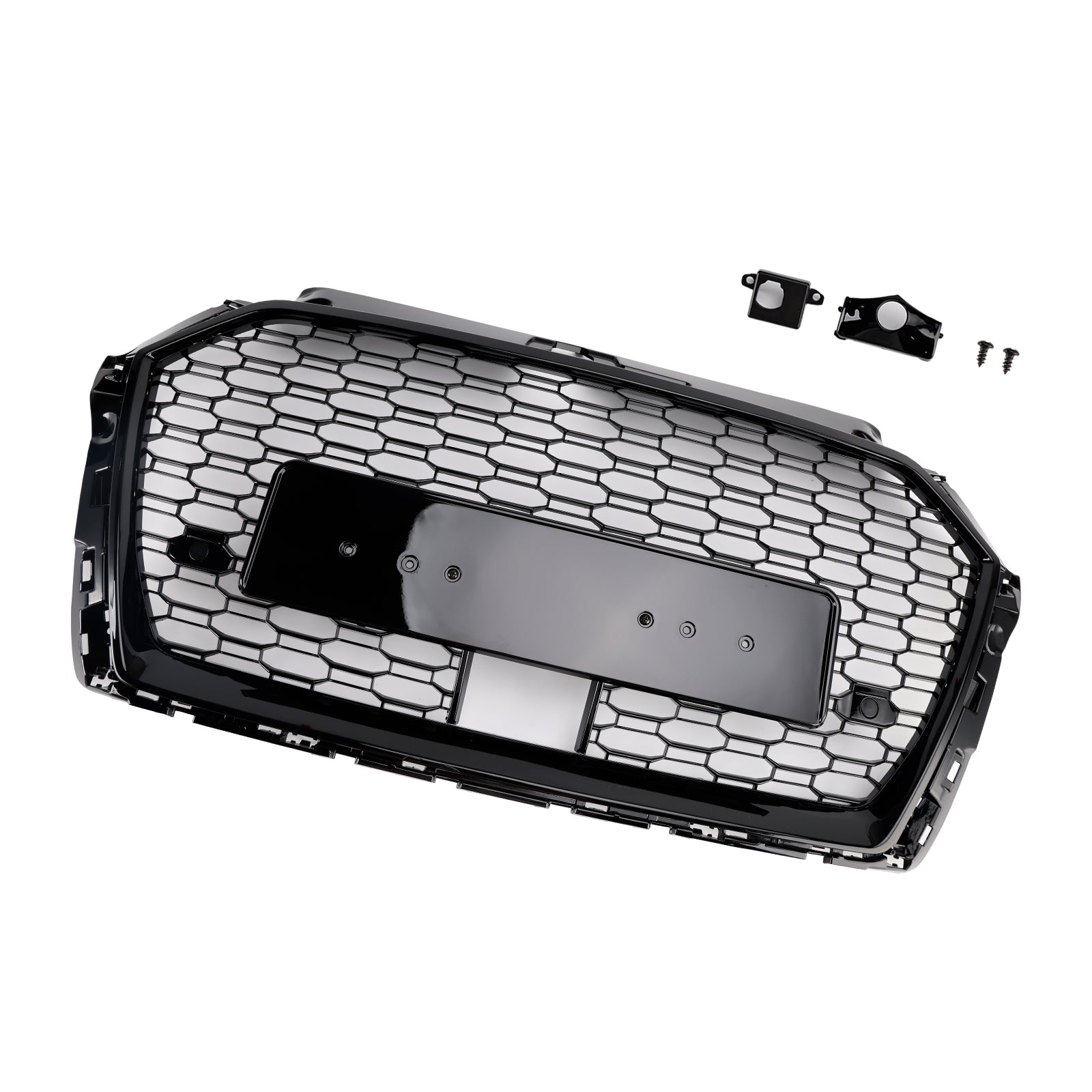 Direkte erstatning ABS Plastic Front Grille for 2017-2019 Audi A3 S3 med ACC