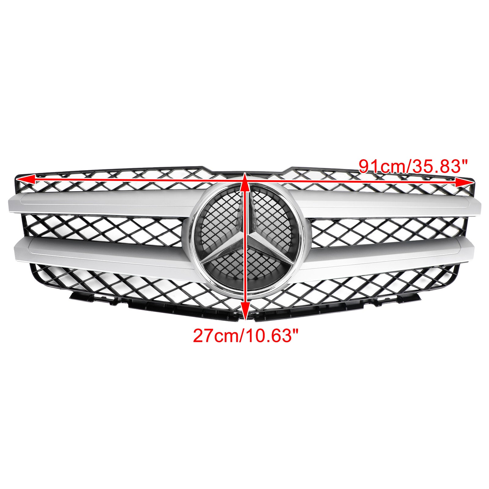 2010-2012 Mercedes Benz GLK X204 GLK350 Voorkap Bumper Grill Grille 2048800283