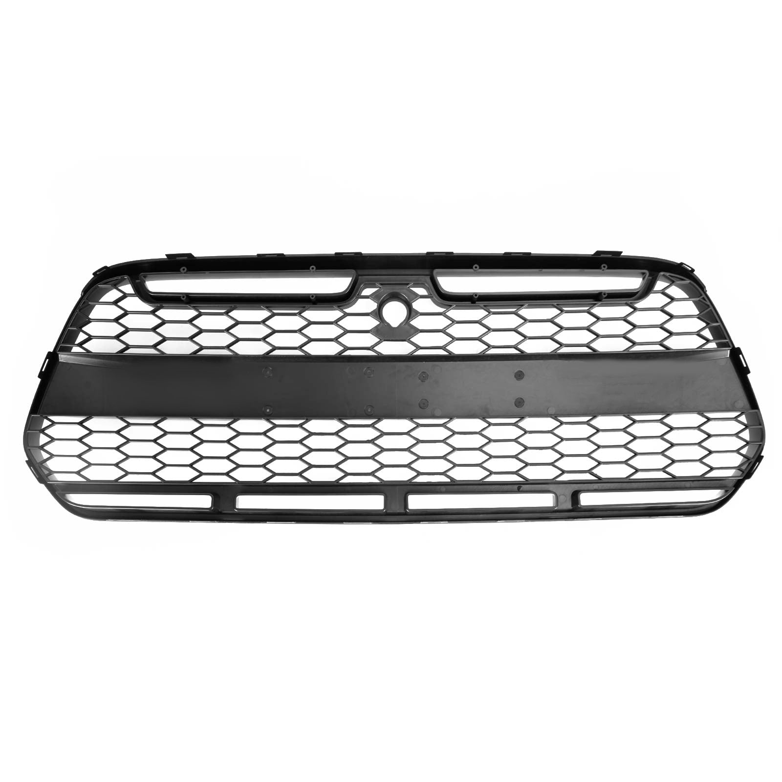 2015-2018 Ford Transit MK8 Raptor Upgrade Agressieve stijl Matzwarte voorbumpergrille