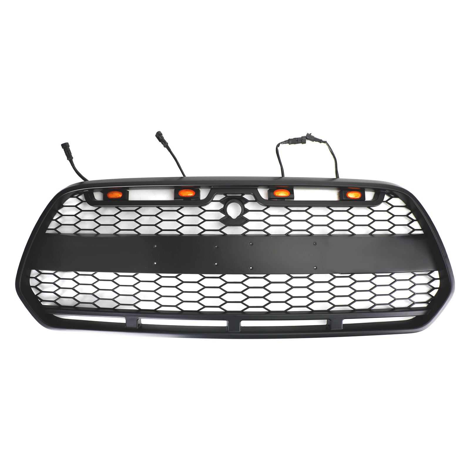 Grille de pare-chocs avant noire mate avec LED pour Ford Transit MK8 Raptor 2015-2018