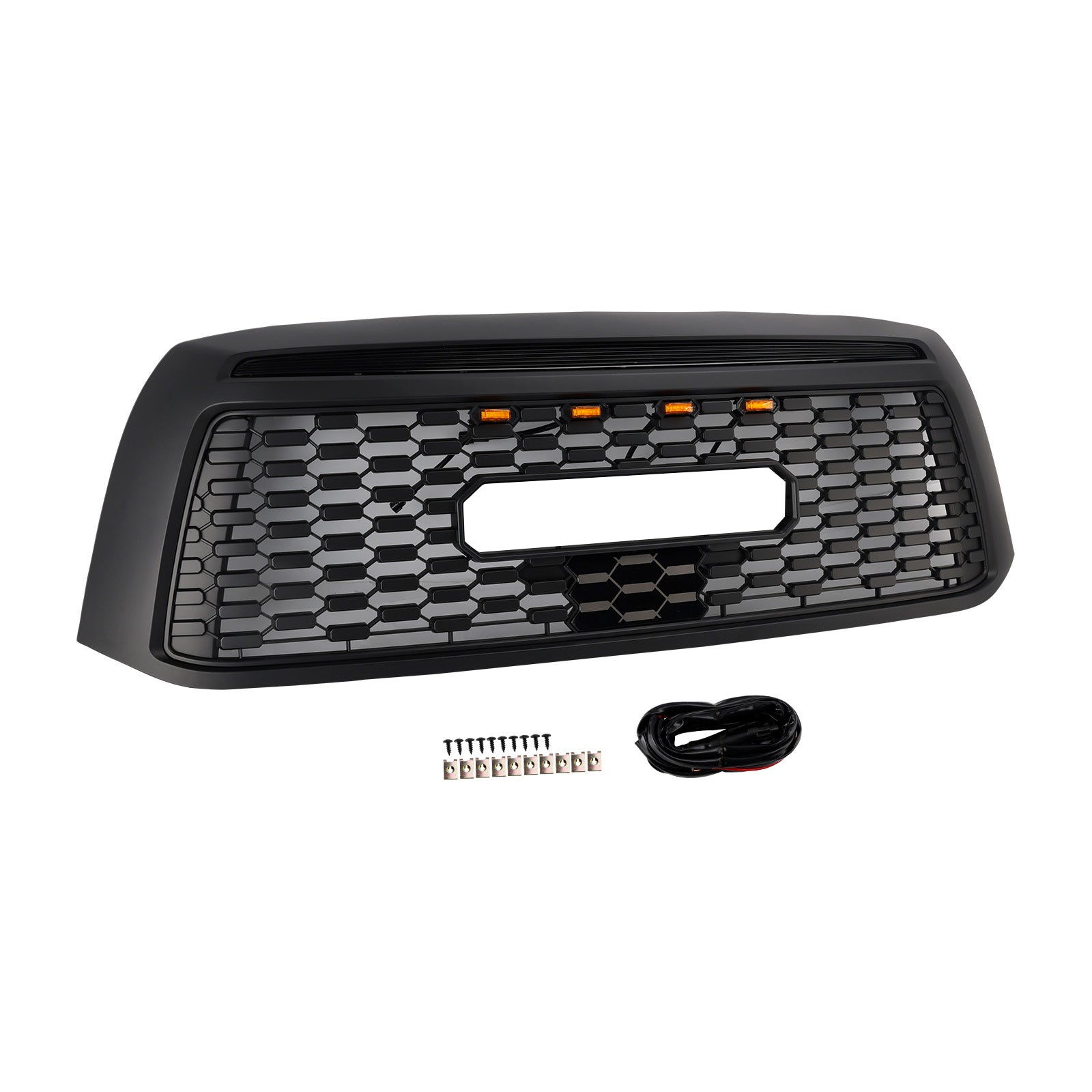 2010-2013 Toyota Tundra TRD PRO Black Honeycomb Front Bumper Grill Grille
