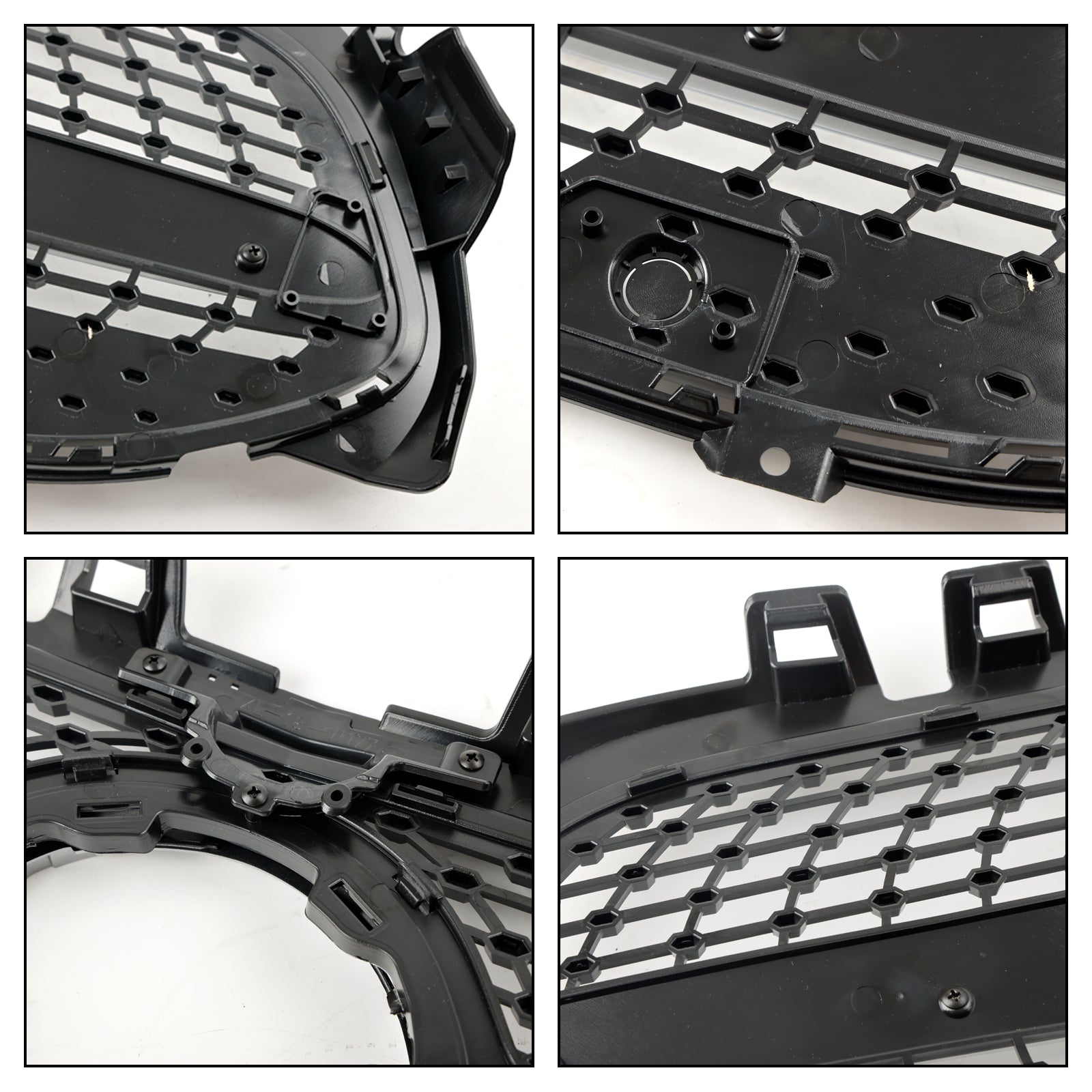 2019-2023 Benz A-Klasse W177 Diamond Front Bumper Grille Zwart