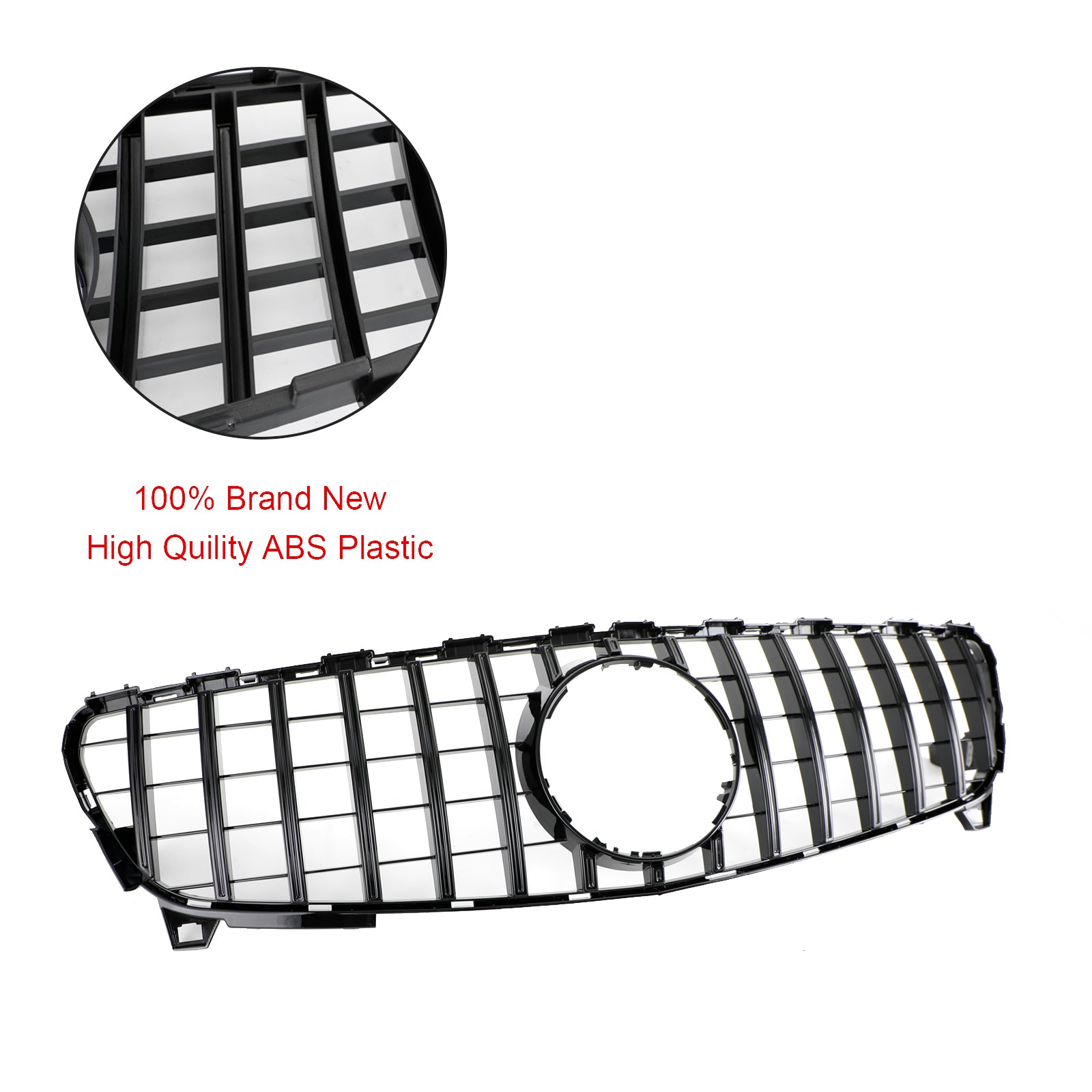 2016-2018 A-KLASSE W176 MERCEDES BENZ GTR Stijl Voorbumper Grille Grille