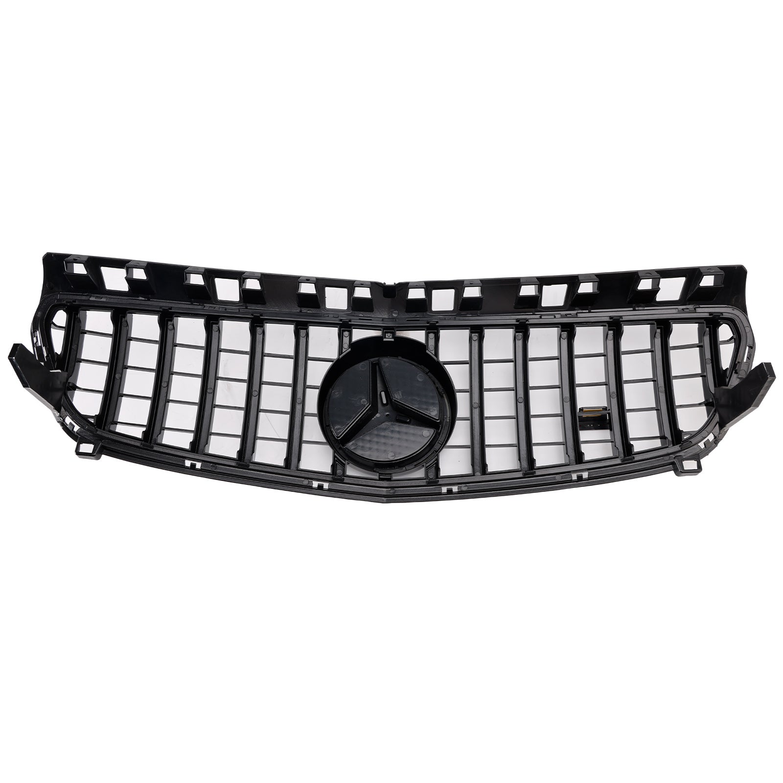 2013-2015 Mercedes Benz A CLASS W176 Front Bumper Grill Grille Gloss Black