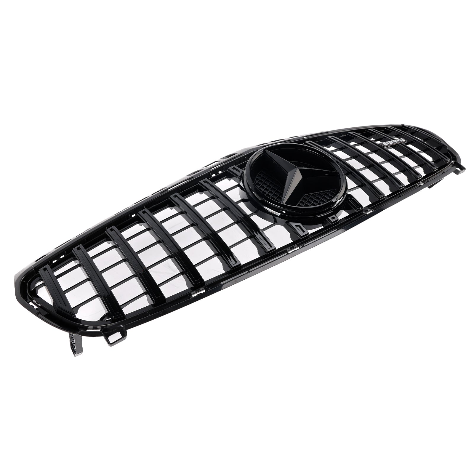 2013-2015 Mercedes Benz A CLASS W176 Front Bumper Grill Grille Gloss Black