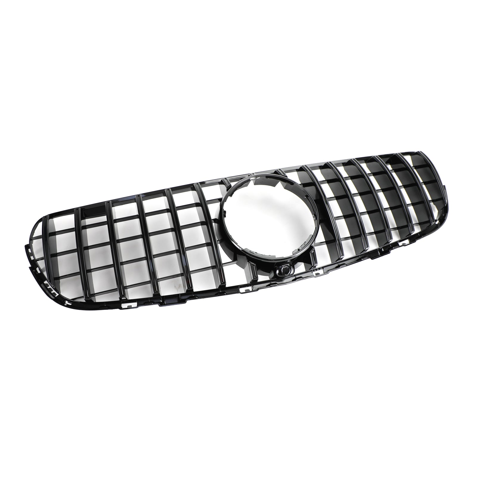 GLC X253 C253 2015-2019 Mercedes Benz Front Bumper Grille Grill Gloss Black