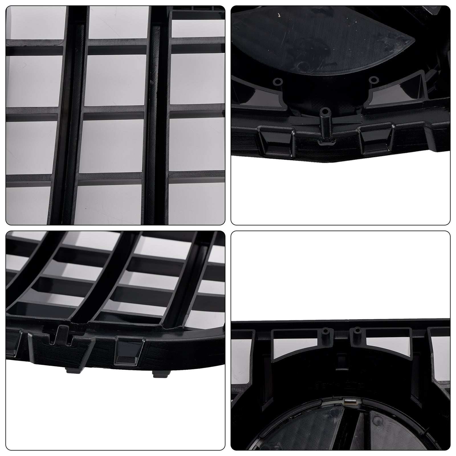 2015-2019 Mercedes Benz GLC X253 C253 Front Bumper Grill Grill Gloss Black