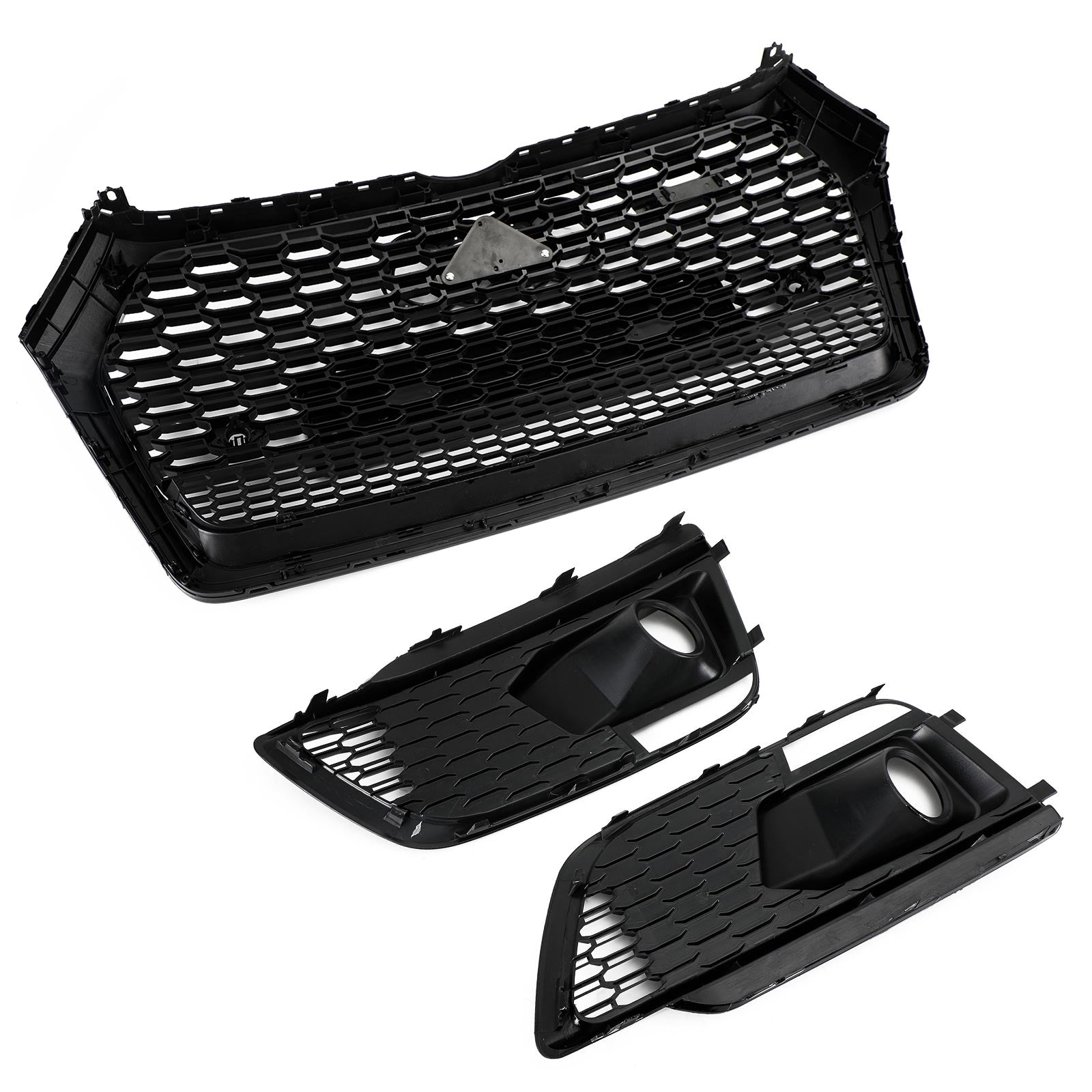 2018-2020 Audi Q5 SQ5 RSQ5 Front Honeycomb Mesh Grill + hmlová lampa mriežka