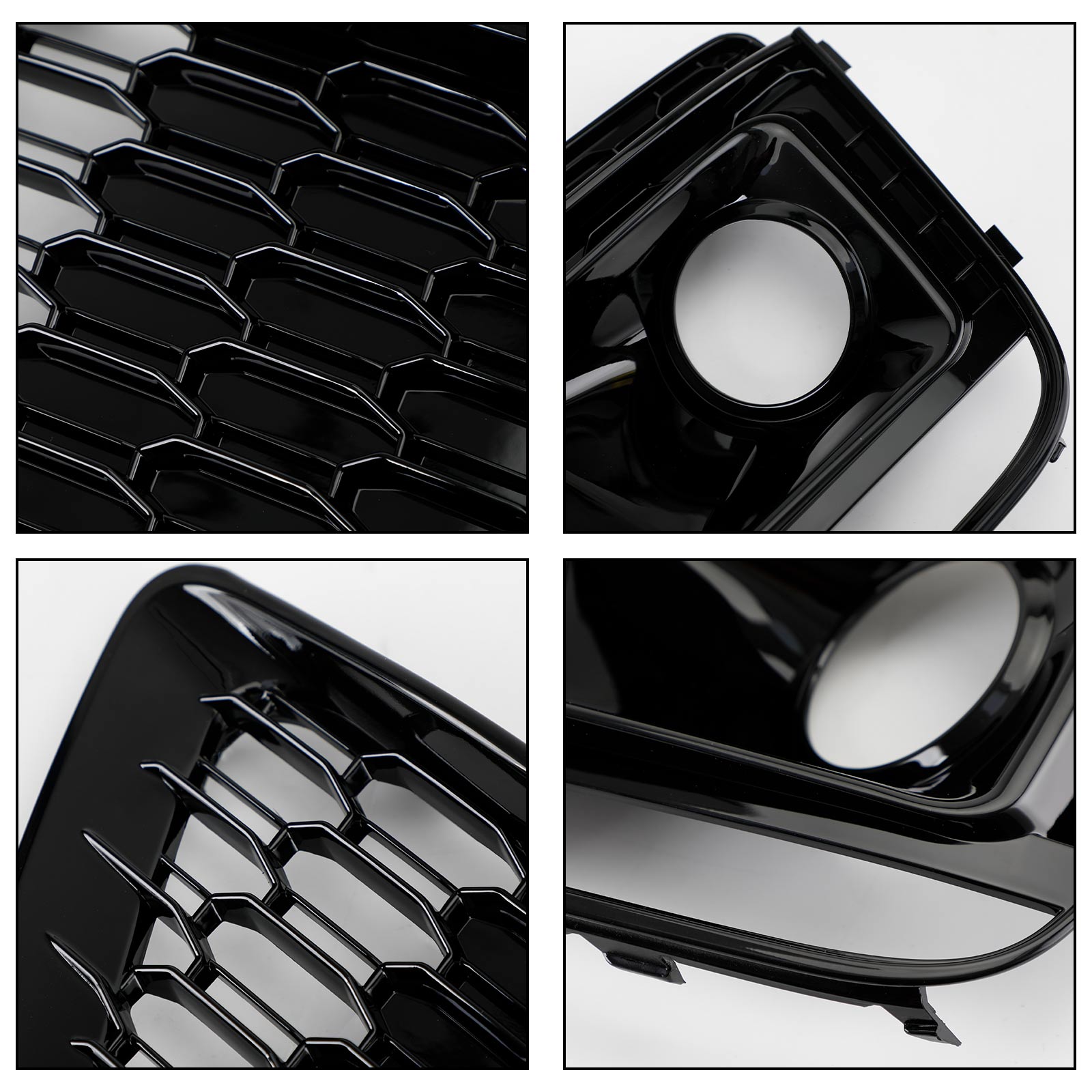 2018-2020 Audi Q5 SQ5 RSQ5 Front Honeycomb Mesh Grill + hmlová lampa mriežka