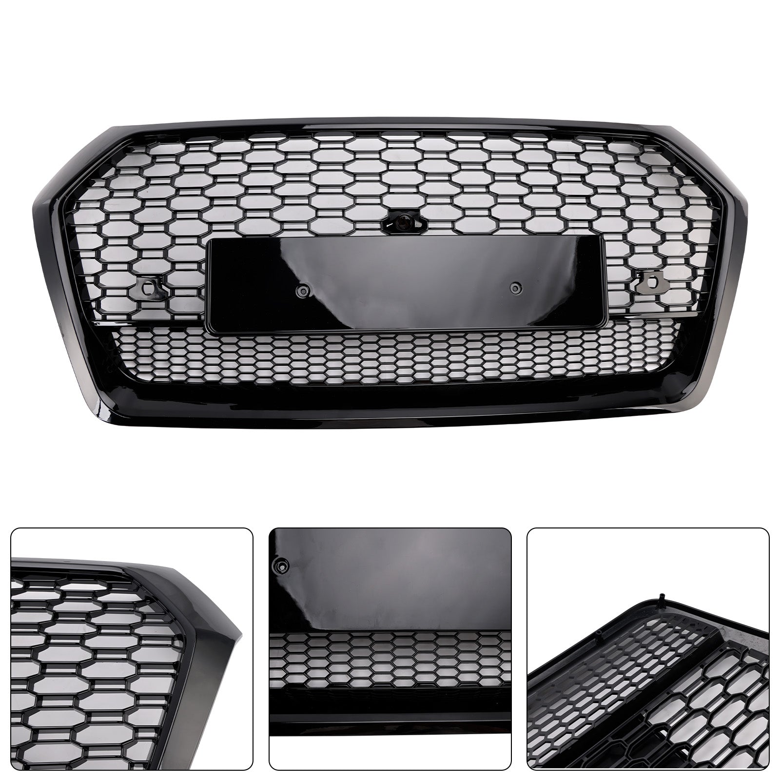 Grille de calandre avant en nid d'abeille de style Audi Q5 SQ5 RSQ5 2018-2020