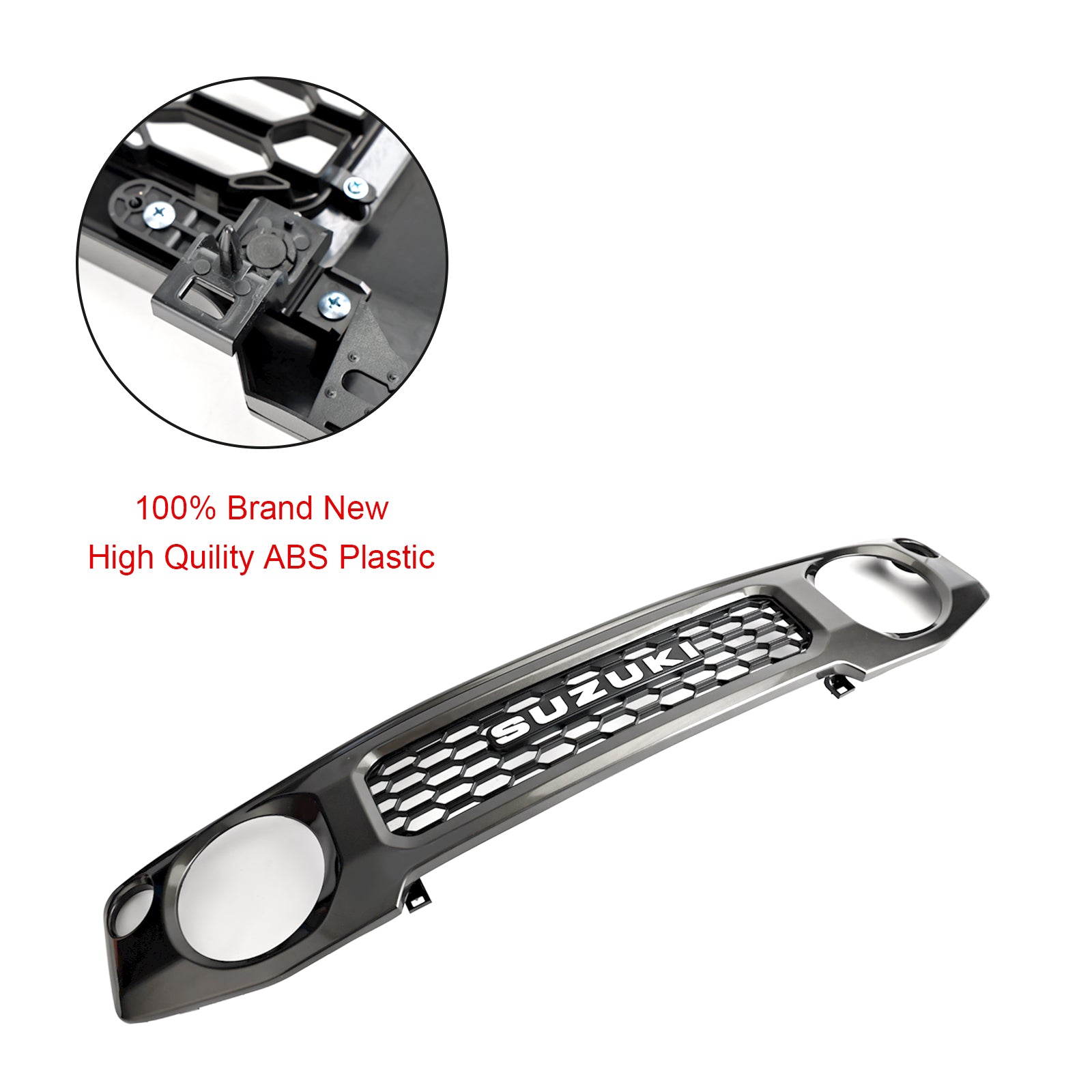 2019-2023 Suzuki Jimny JB74 Honingraat voorbumpergrille grijs