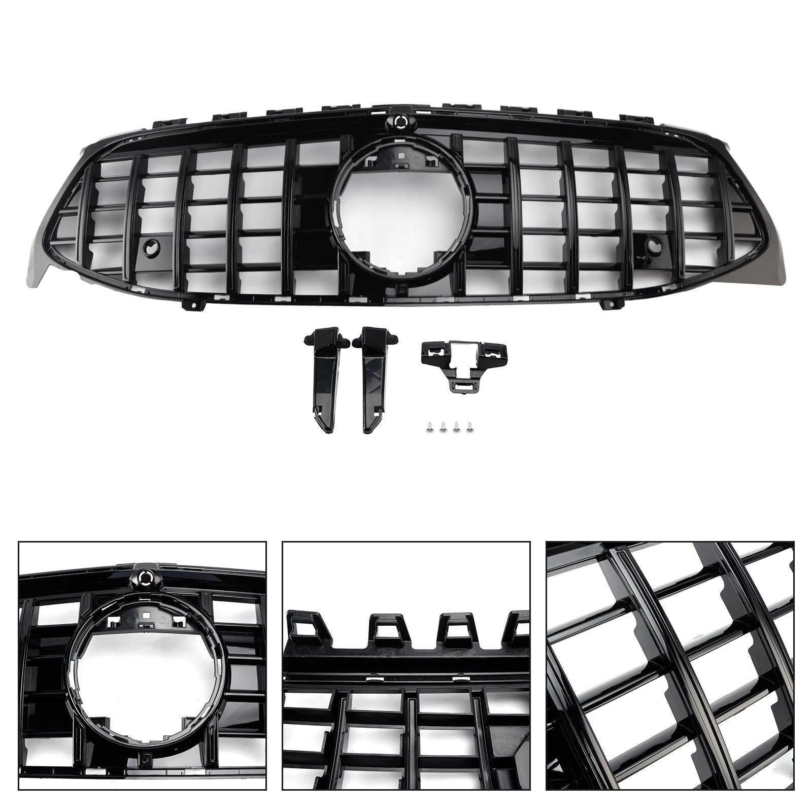 CLA Class Mercedes Benz 2020-2023 W118 C118 GTR Black Front Bumper Grille Grill