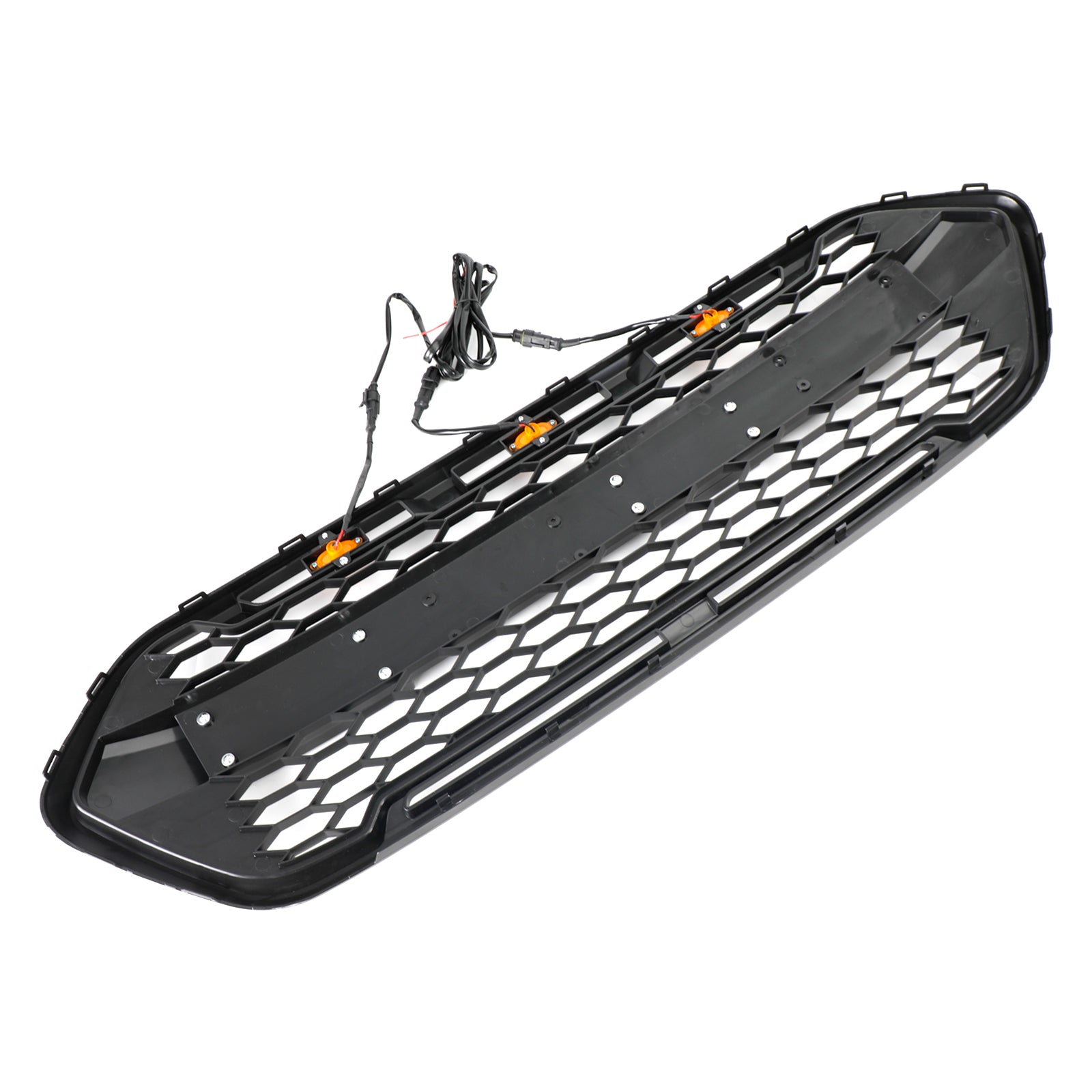 2018 2019 2020 2021 2022 2023 Ford Transit Custom Raptor Style Trail W/ 3LED Matte Black Front Bumper Grille