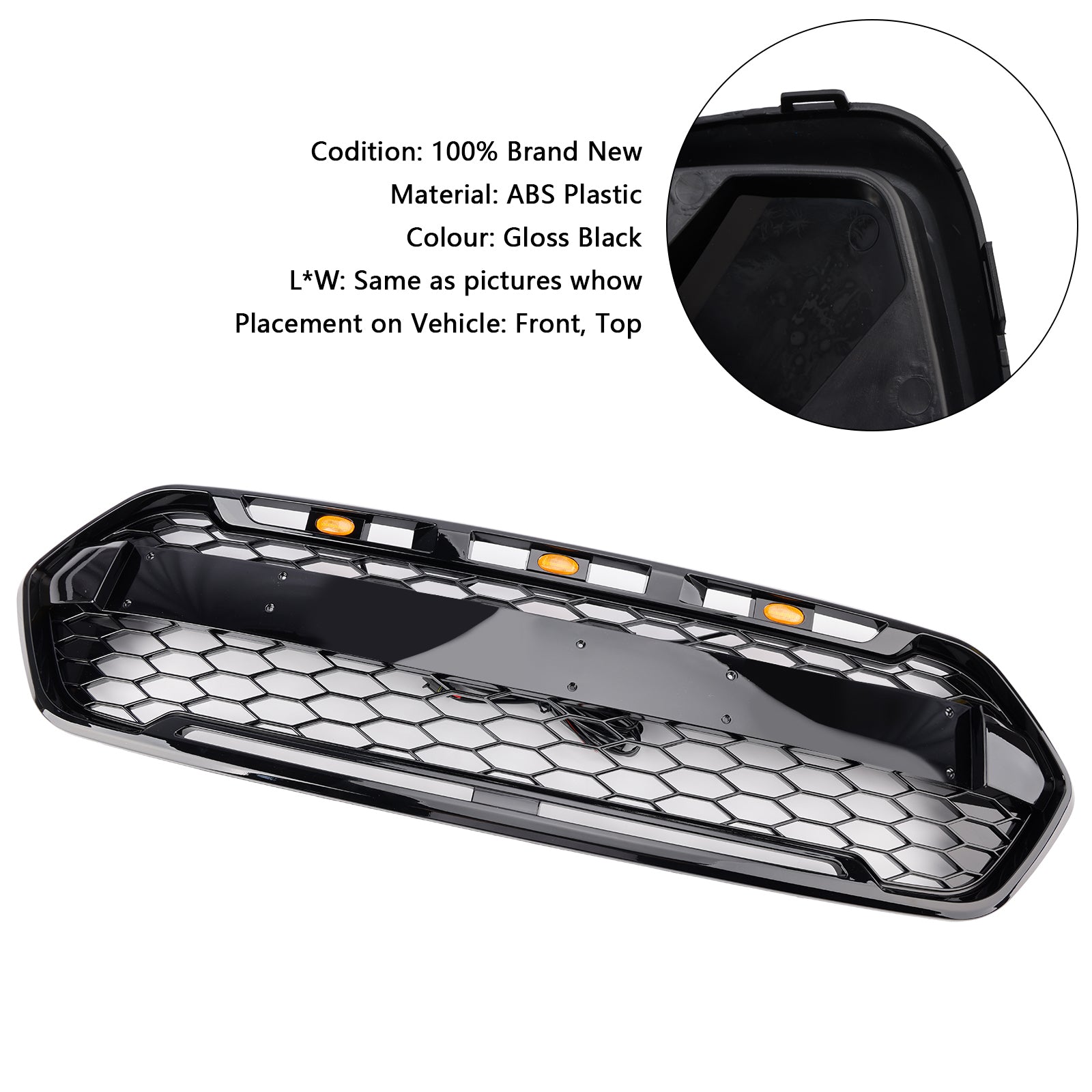 Raptor Style 2018-2023 Ford Transit Custom Trail met 3LED matzwarte voorbumpergrille