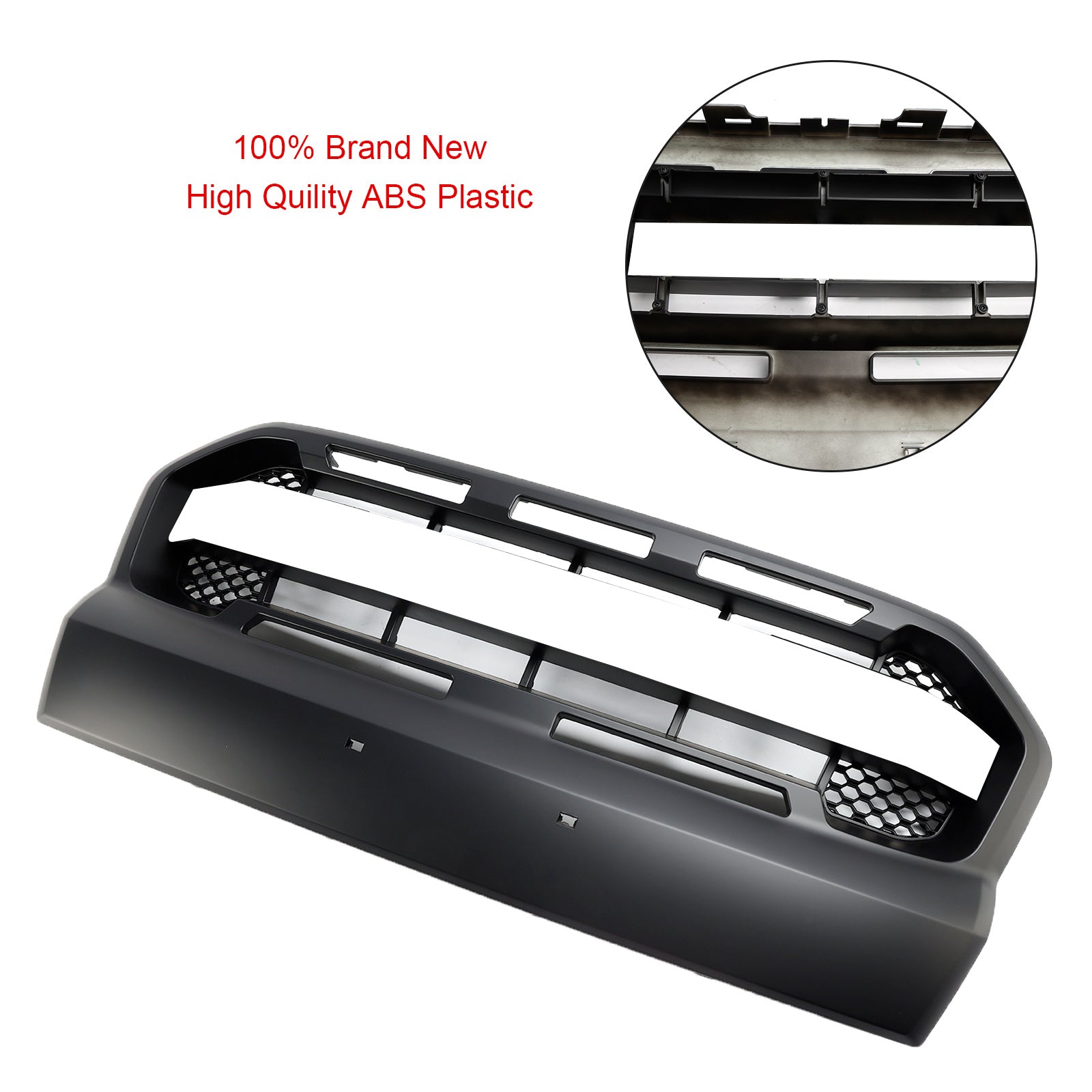 2015 2016 2017 2018 2019 Ford Ranger T7 Ranger Raptor Style Grille de pare-chocs avant noir mat