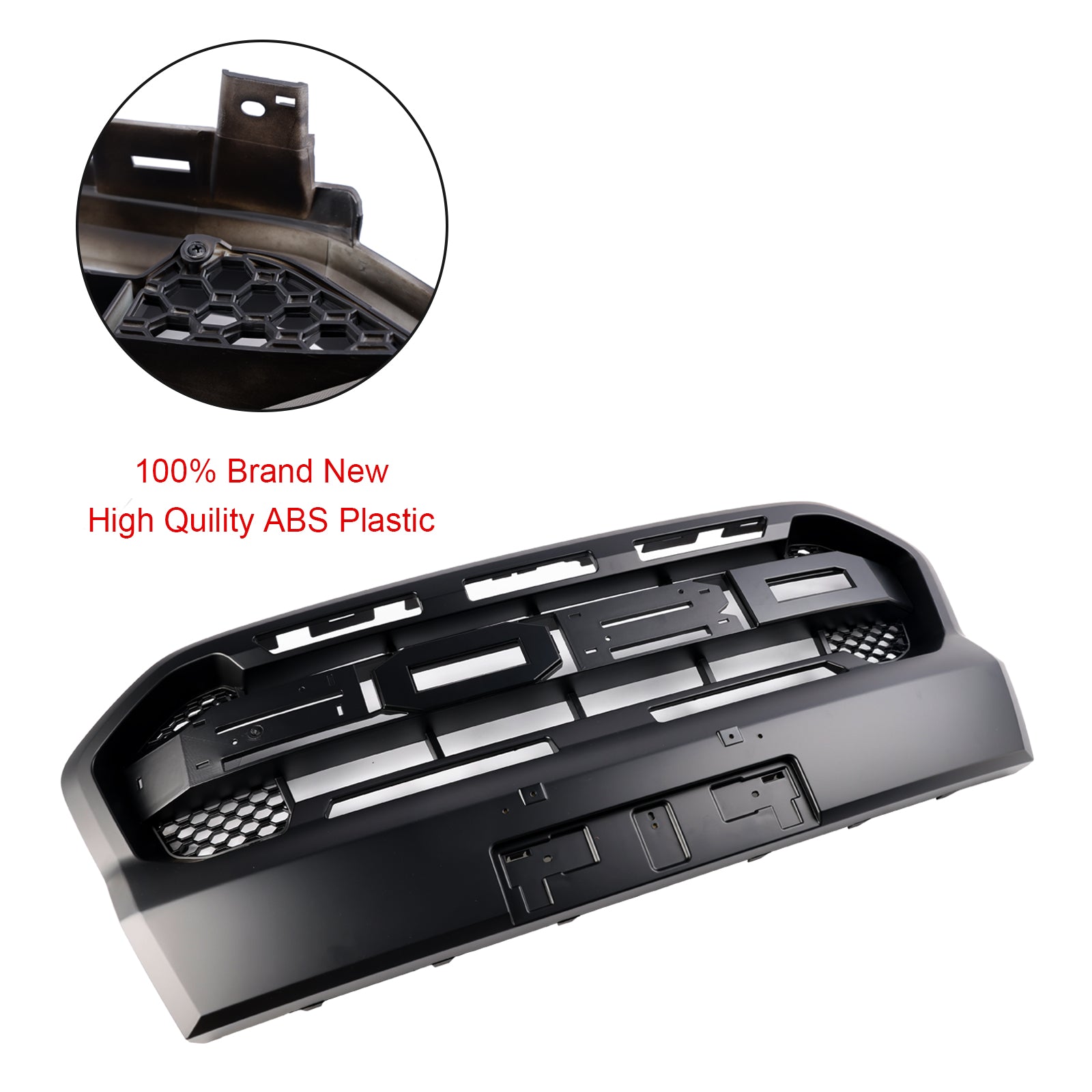 Raptor Style 2019-2023 T8 Ford Ranger Ranger Front Bumper Grill Matt Black