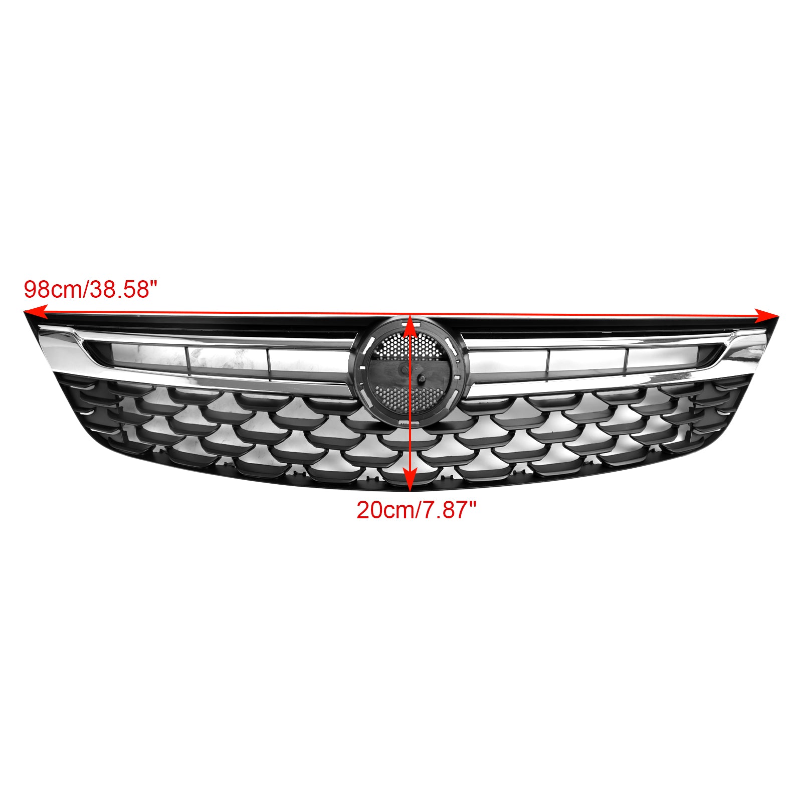 Rejilla de parachoques delantero OPEL Vauxhall Astra K 2015-2019, cromada negra, 13464791 13423642