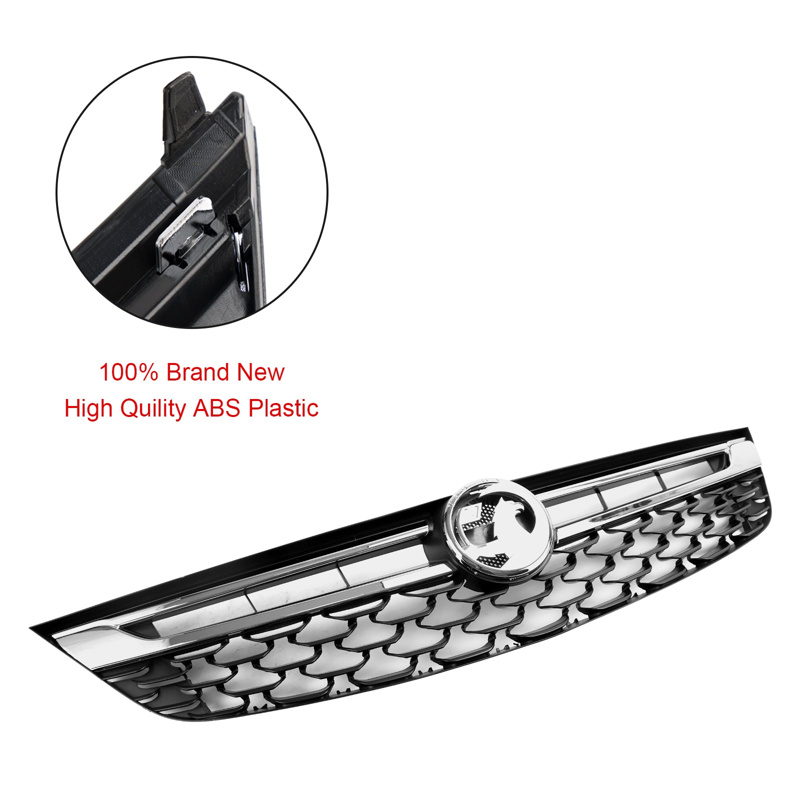 2015-2019 Facelift Opel Vauxhall Astra K Front Bumper Grill Grill Black Chrome 13464791 13423642