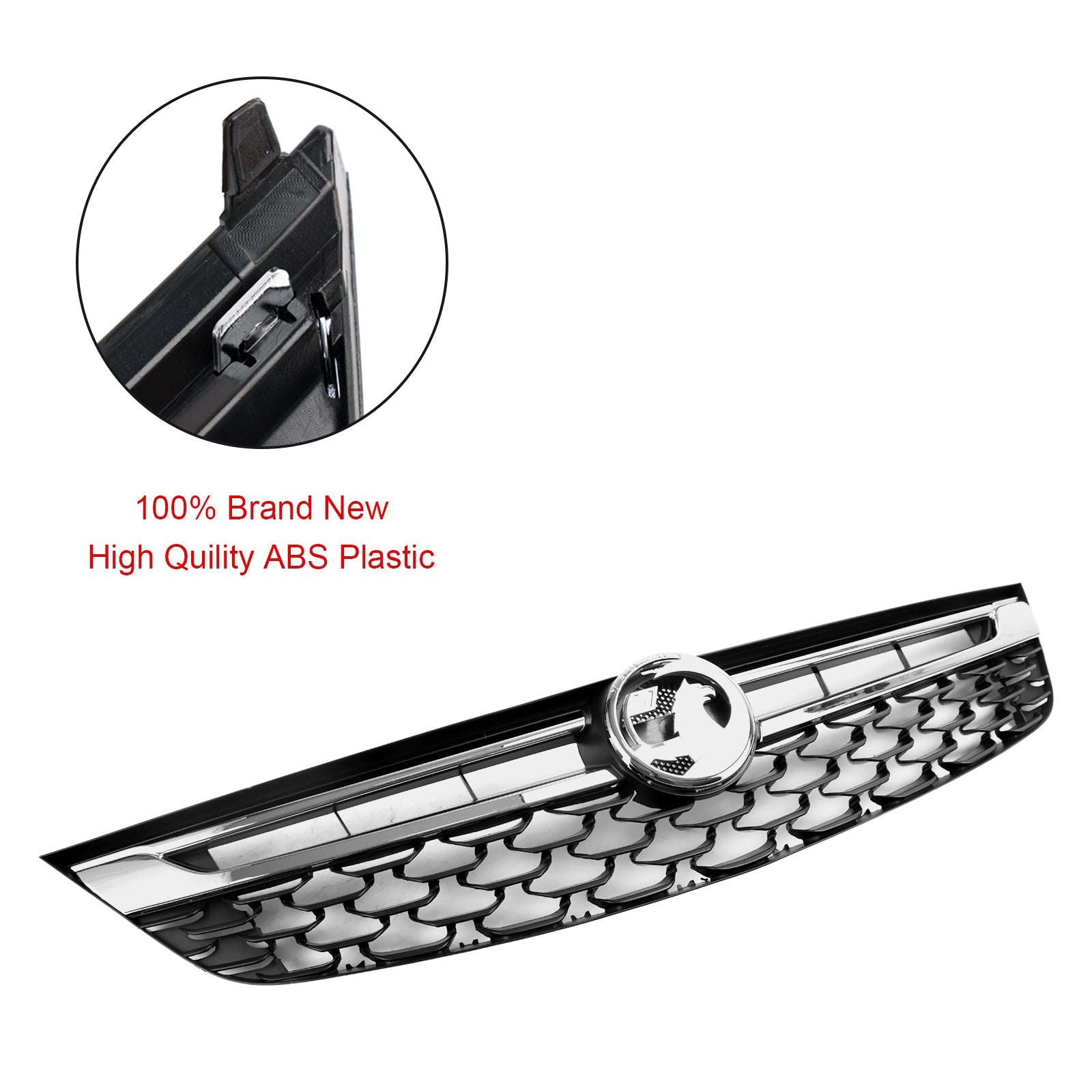 2015 2016 2017 2018 2019 Facelift OPEL Vauxhall Astra K Voorbumpergrille Zwart Chroom 13464791 13423642