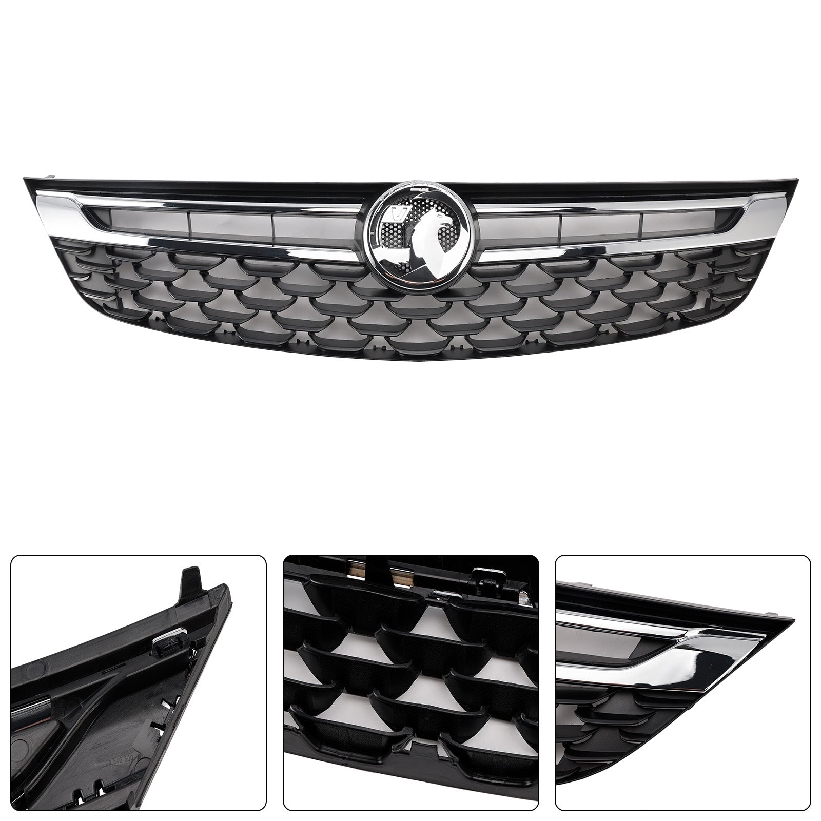 2015-2019 OPEL ASTRA K Facelift Front Bumper Grill Grille 13464791 Black Chrome
