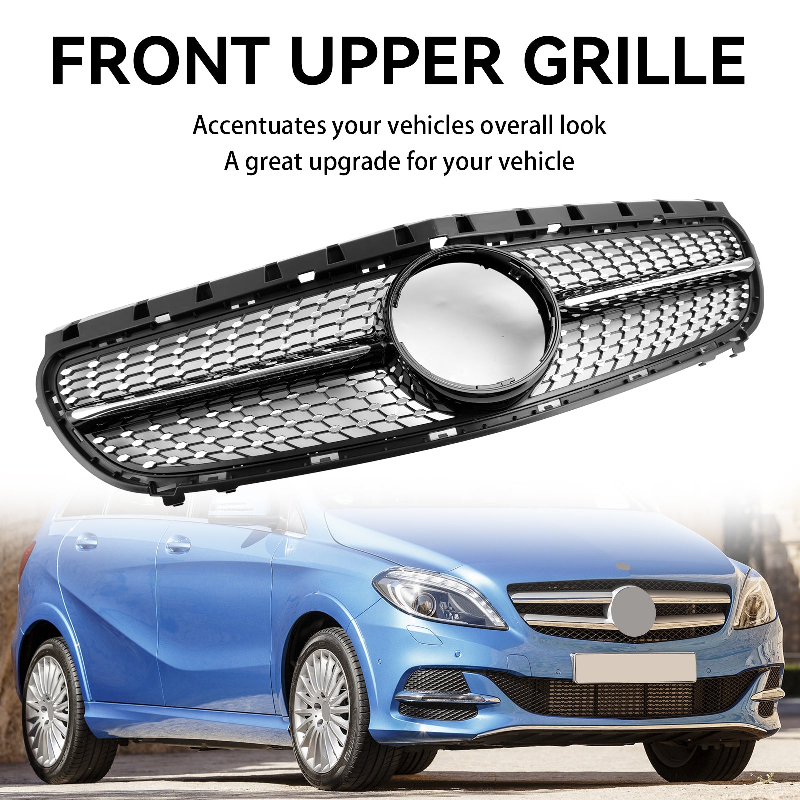 2015-2018 B-Klasse W246 Mercedes Benz Facelift Voorbumper Grille