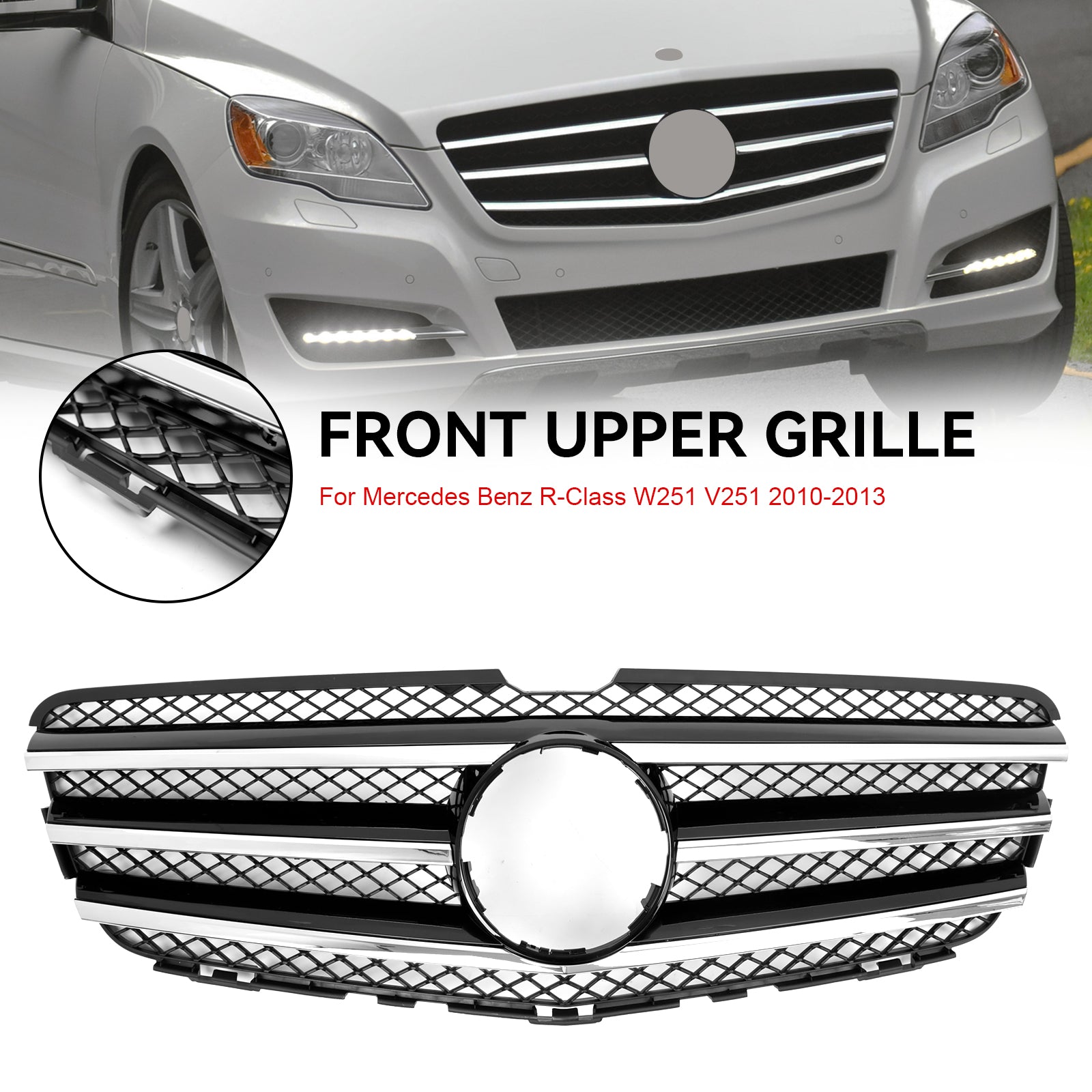 Mercedes-Benz R-klass W251 2010-2013 Främre stötfångargrill Grill A2518801583