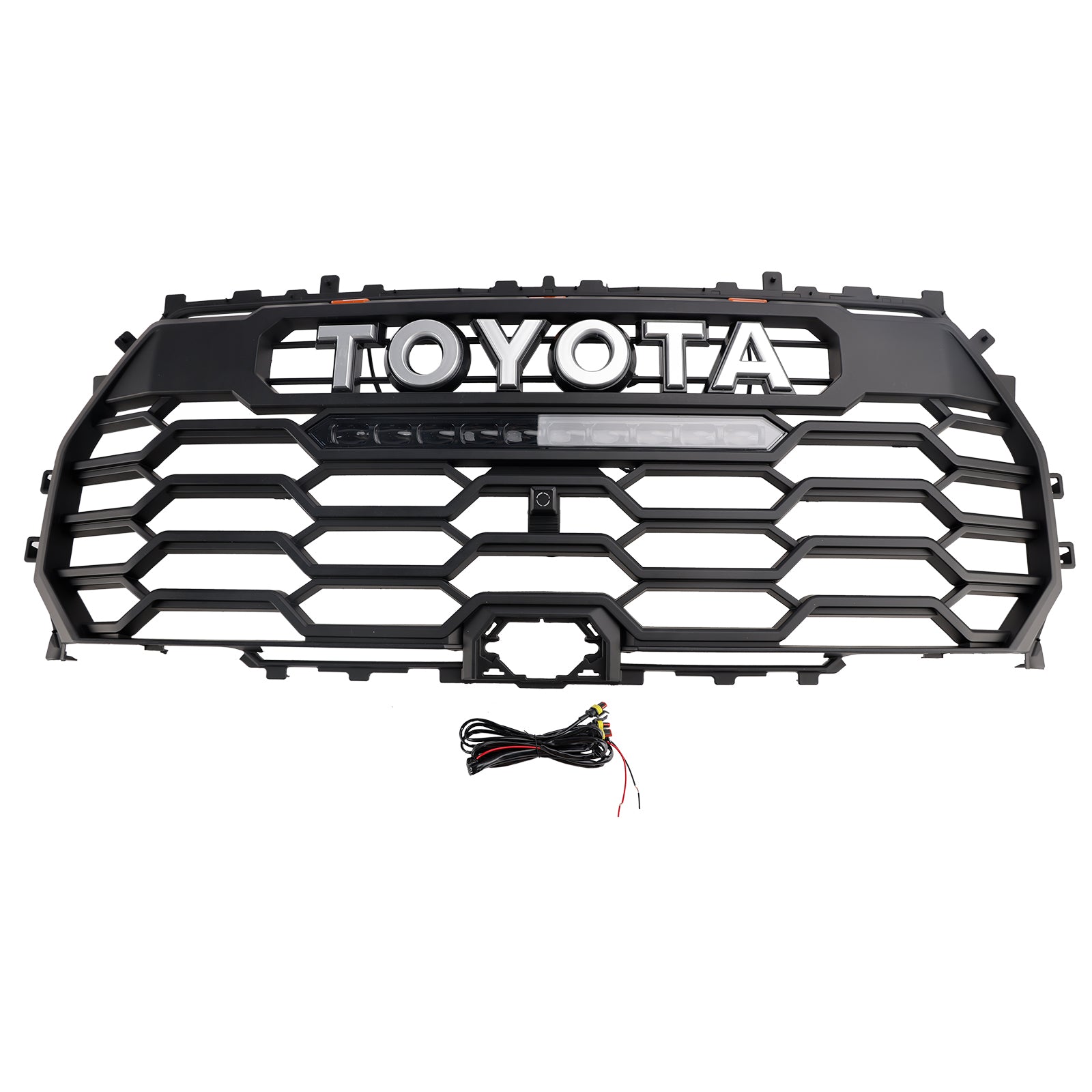 2022-2025 Toyota Tundra TRD PRO Matte Black Front Grill Grille With Camera Hole 53101-0C220 53101-0C220