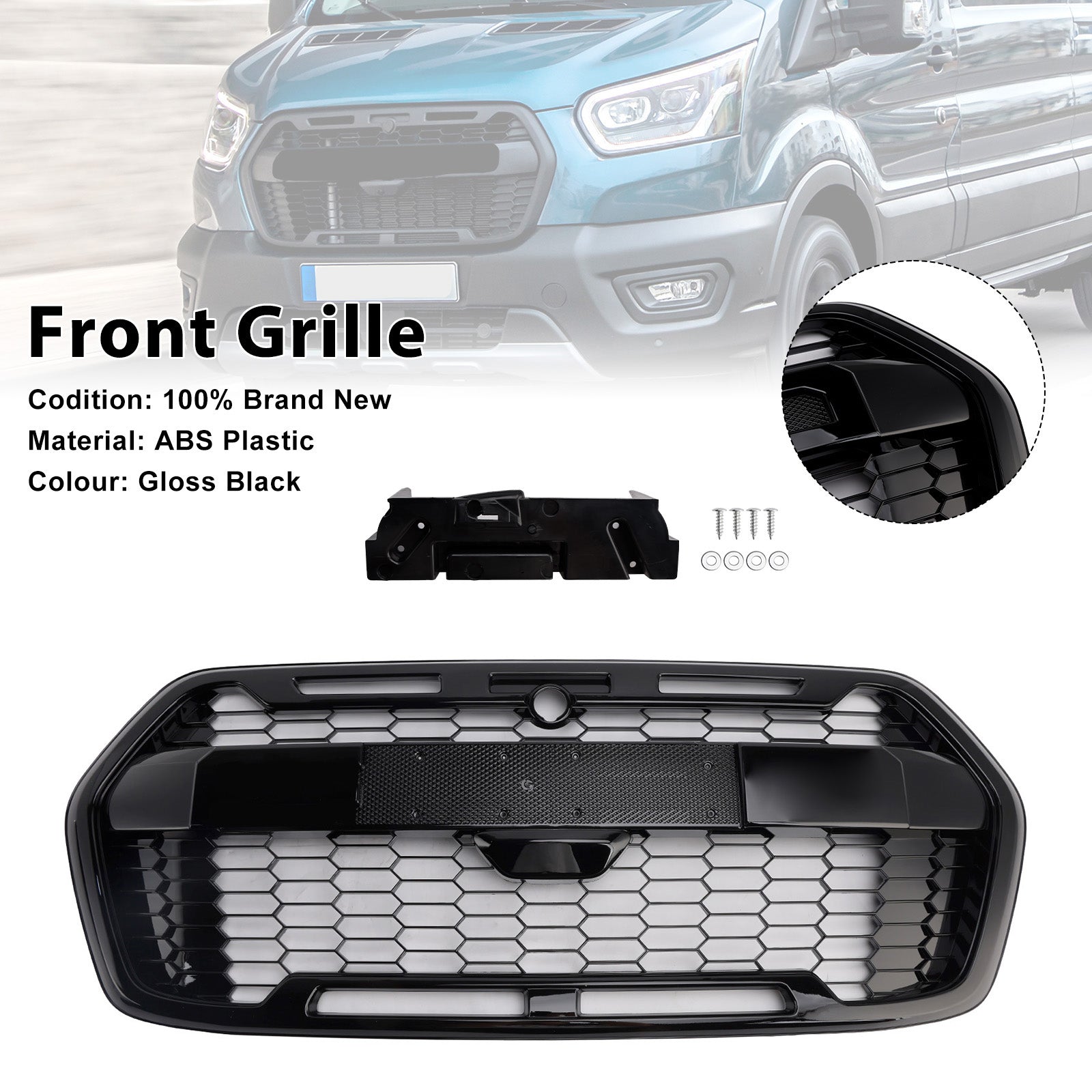 Grille de pare-chocs avant de style Ford Transit MK8 Trail Raptor à partir de 2019 2467809
