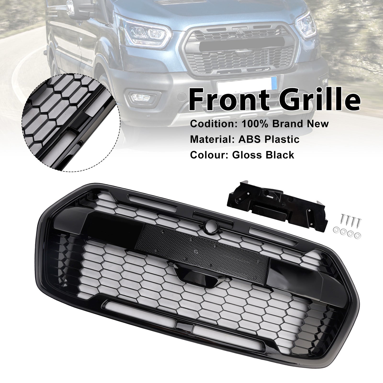 Grille de pare-chocs avant de style Ford Transit MK8 Trail Raptor à partir de 2019 2467809