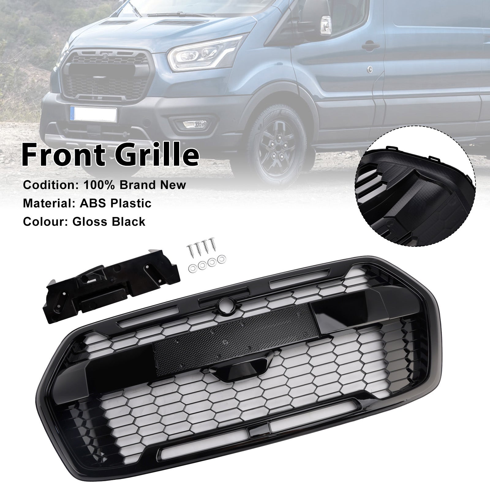Grille de pare-chocs avant de style Ford Transit MK8 Trail Raptor à partir de 2019 2467809