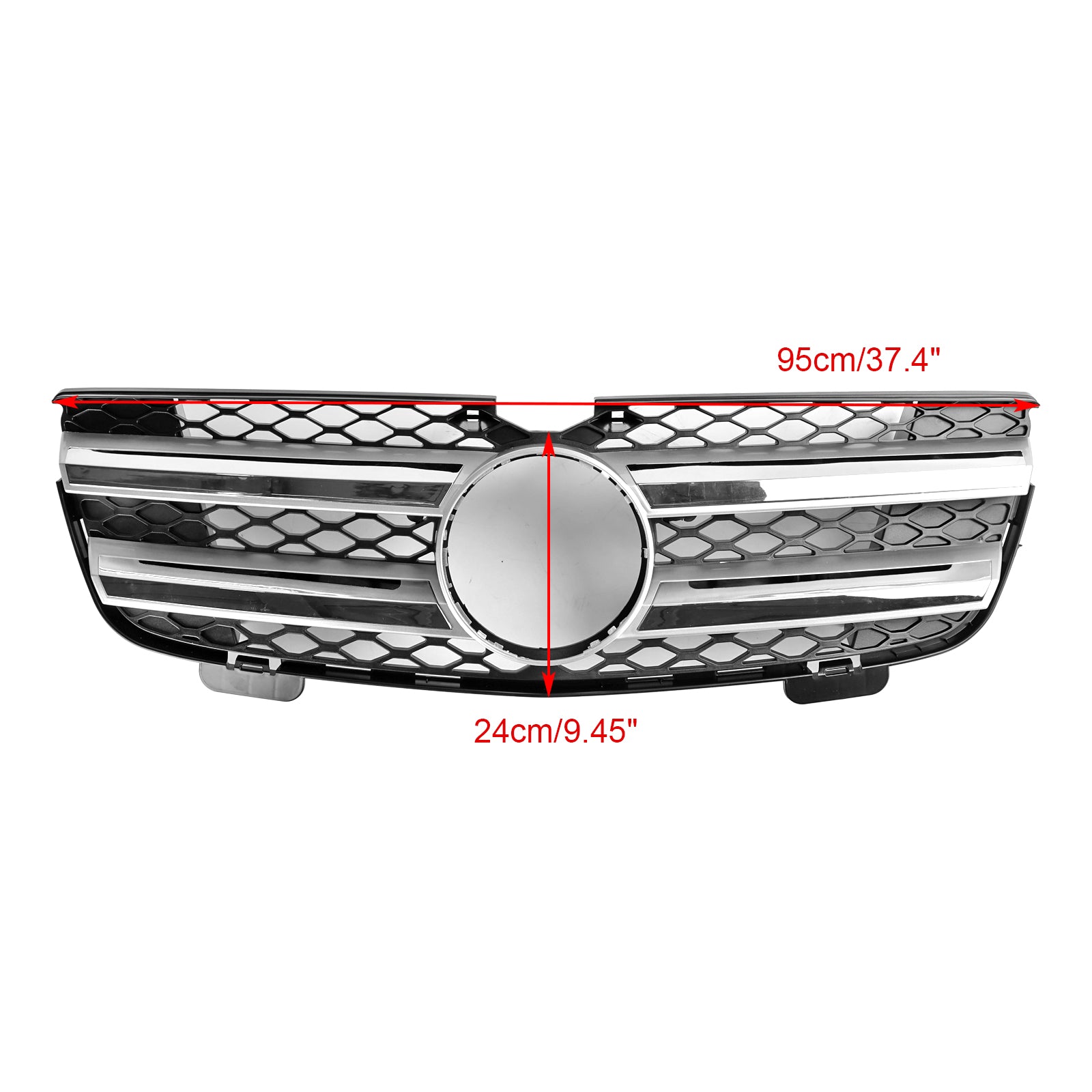2010-2012 Mercedes Benz GL-Klasse X164 GL350 Voorbumper Grille Grill Chroom
