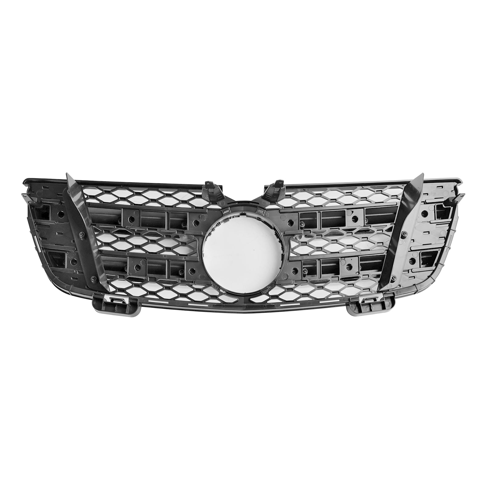 Parrilla de parachoques delantero compatible con Mercedes Benz Clase GL X164 2007-2009 cromada