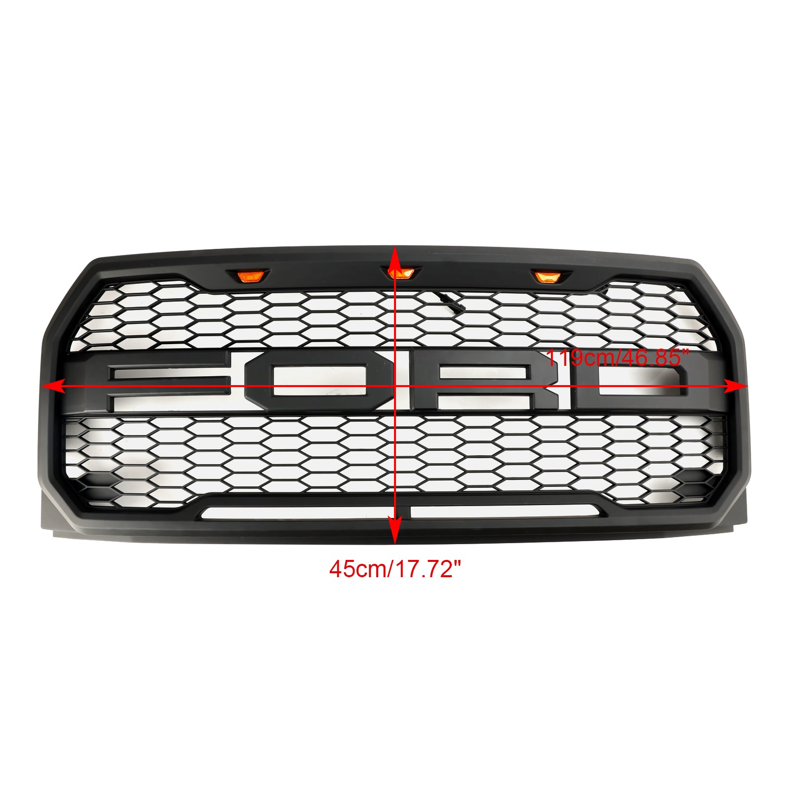 2015-2017 Ford F150 Raptor-stijl met LED-vervangende voorbumpergrille