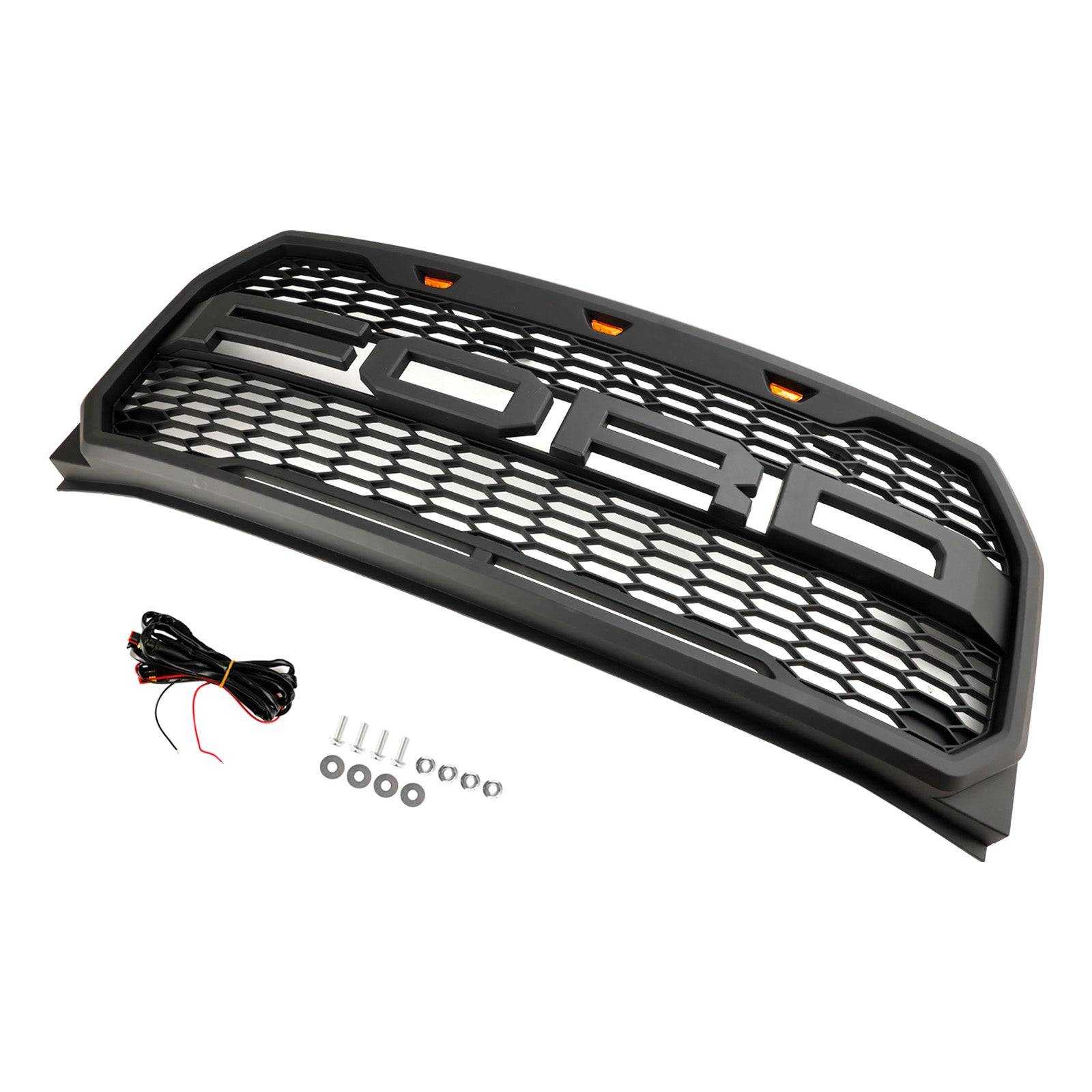 2015-2017 Ford F150 Raptor-stijl met LED-vervangende voorbumpergrille