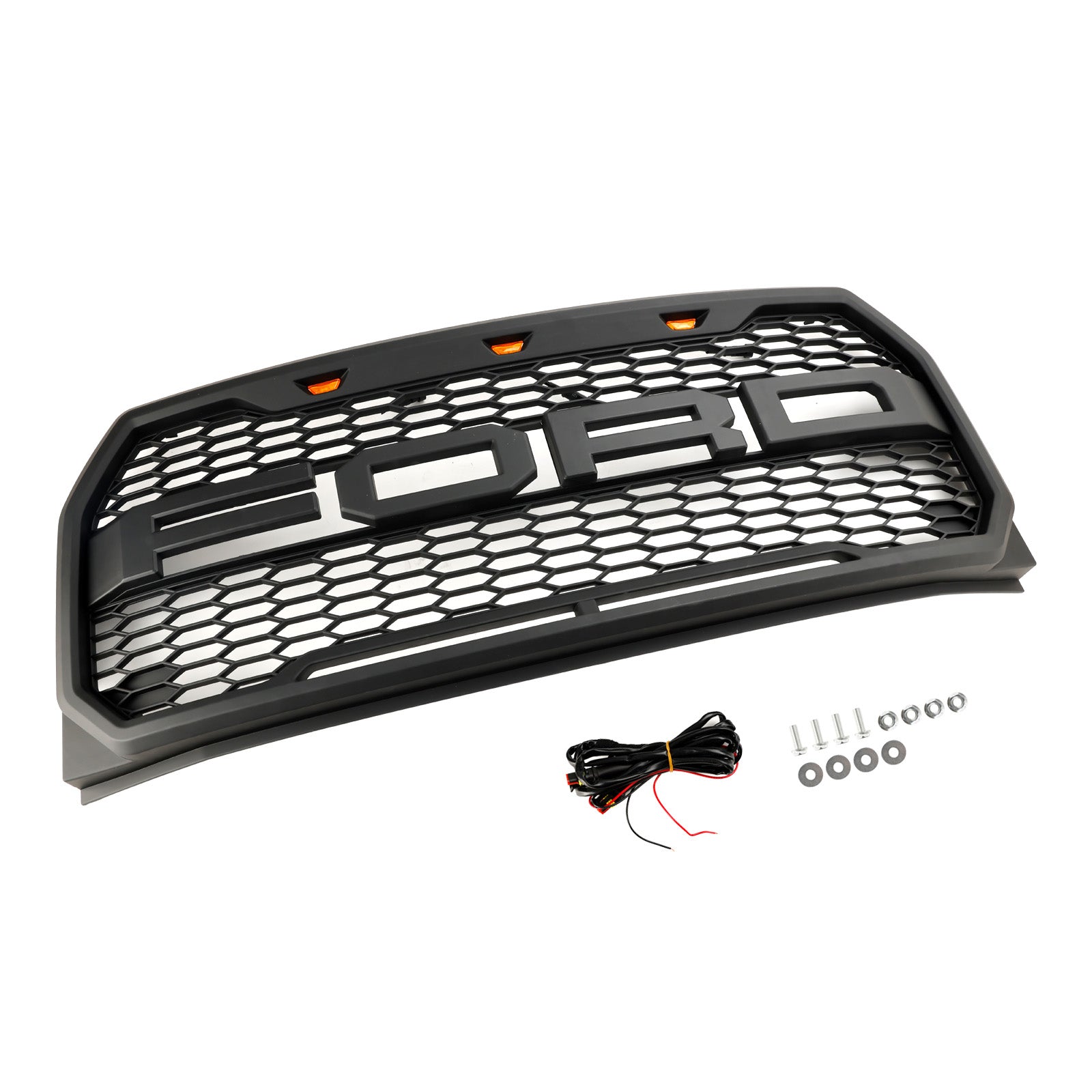 2015-2017 Ford F150 Raptor-stijl met LED-vervangende voorbumpergrille