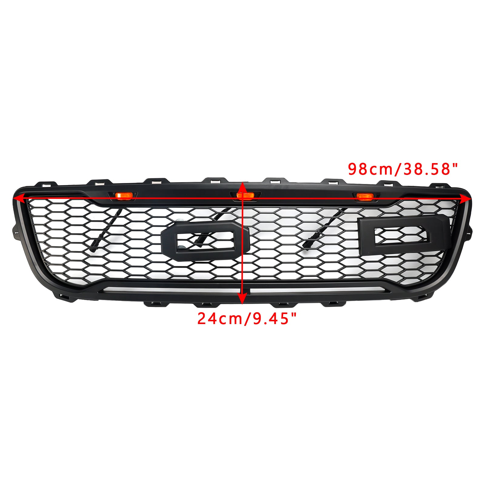 1999-2003 Ford F150 com Raptor LED estilo Raptor Black Front Front Honeycomb grade Grill