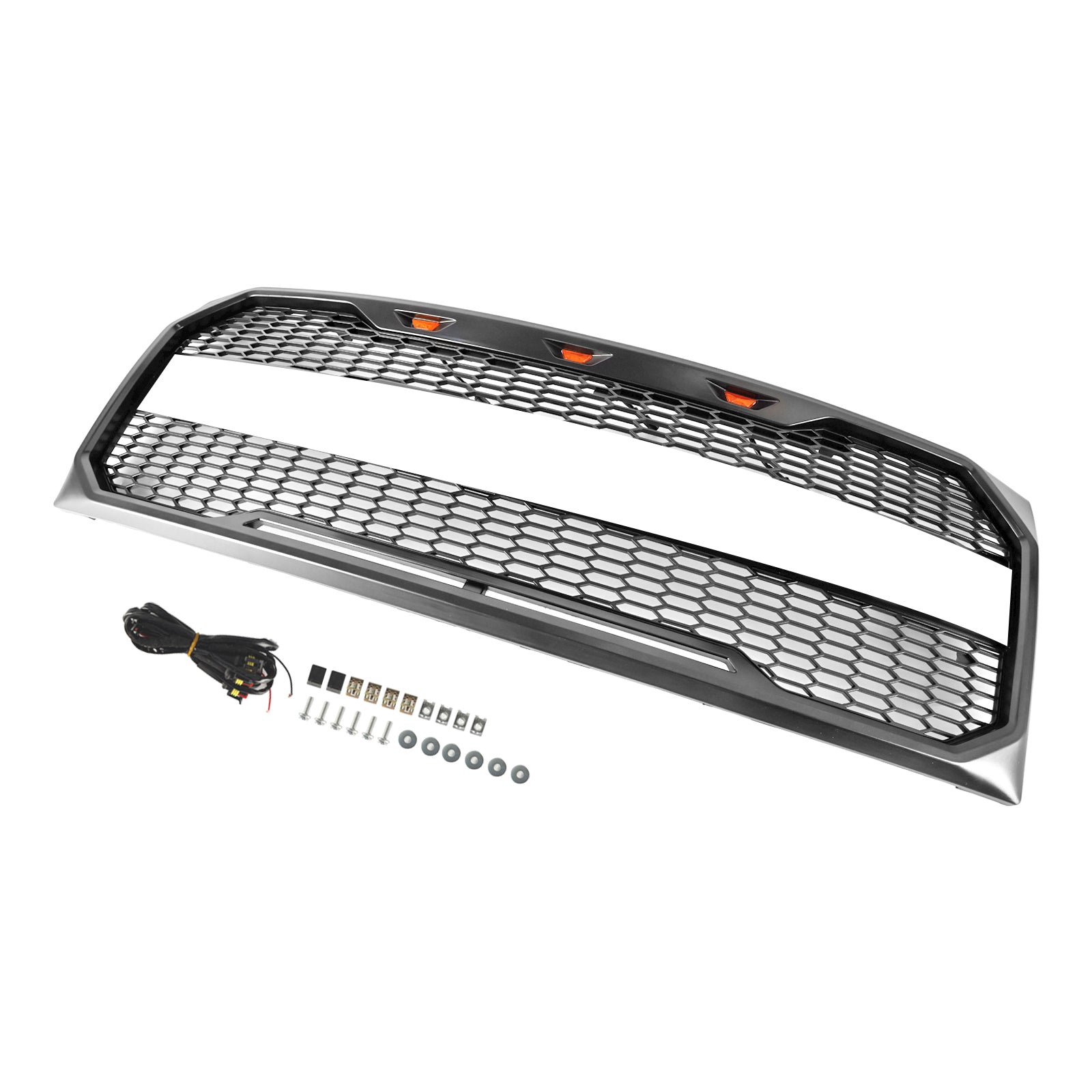 Ford F150 2009-2014 con griglia per paraurti anteriore stile LED Raptor