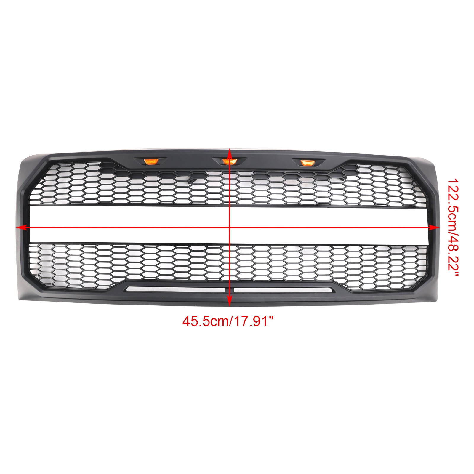 2009 2010 2011 2012 2013 2014 Ford F150 Raptor Style Grille de pare-chocs avant avec LED noir