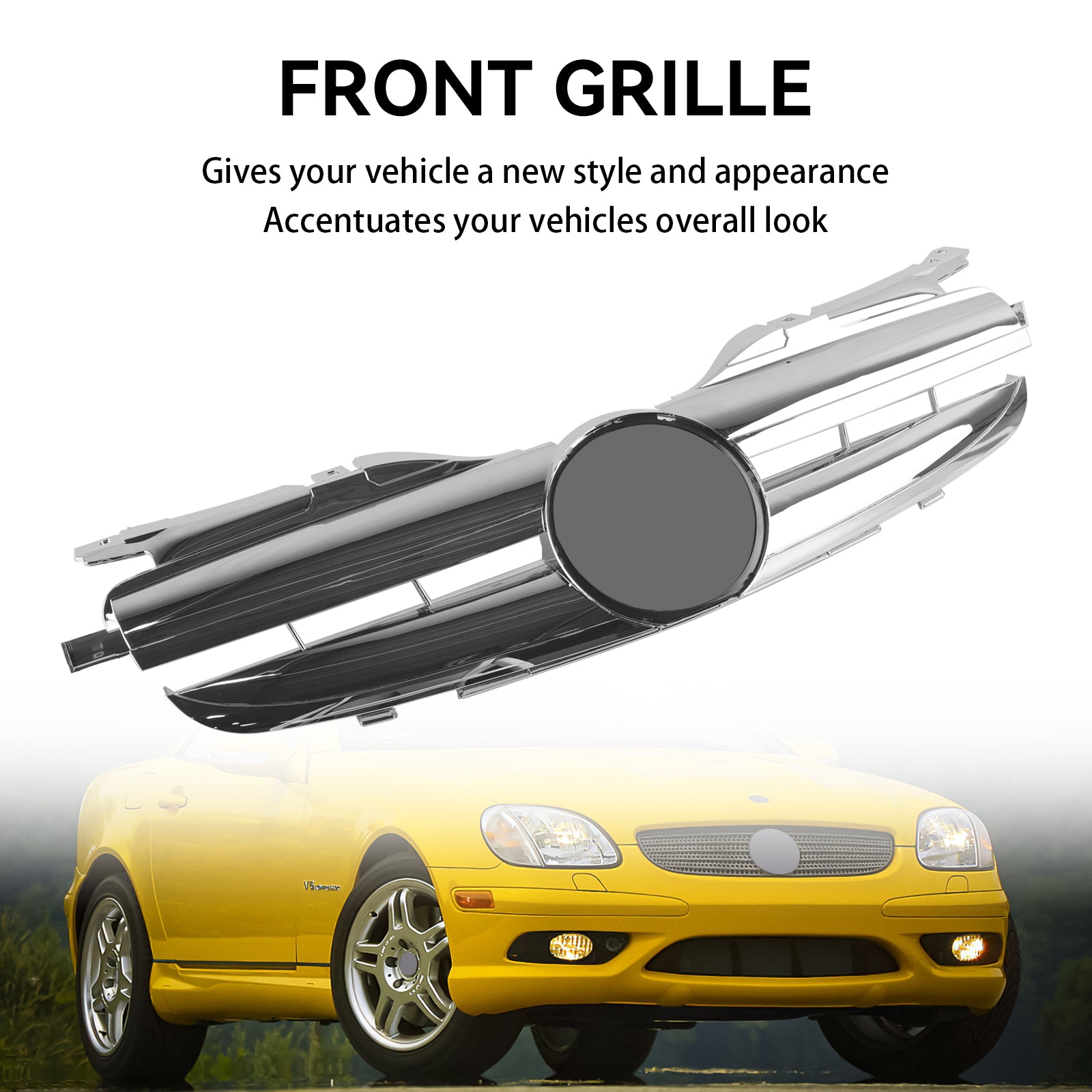 1998-2004 SLK-klasse R170 SLK320 SLK230 SLK200 Mercedes Benz Front Bumper Grill Grille