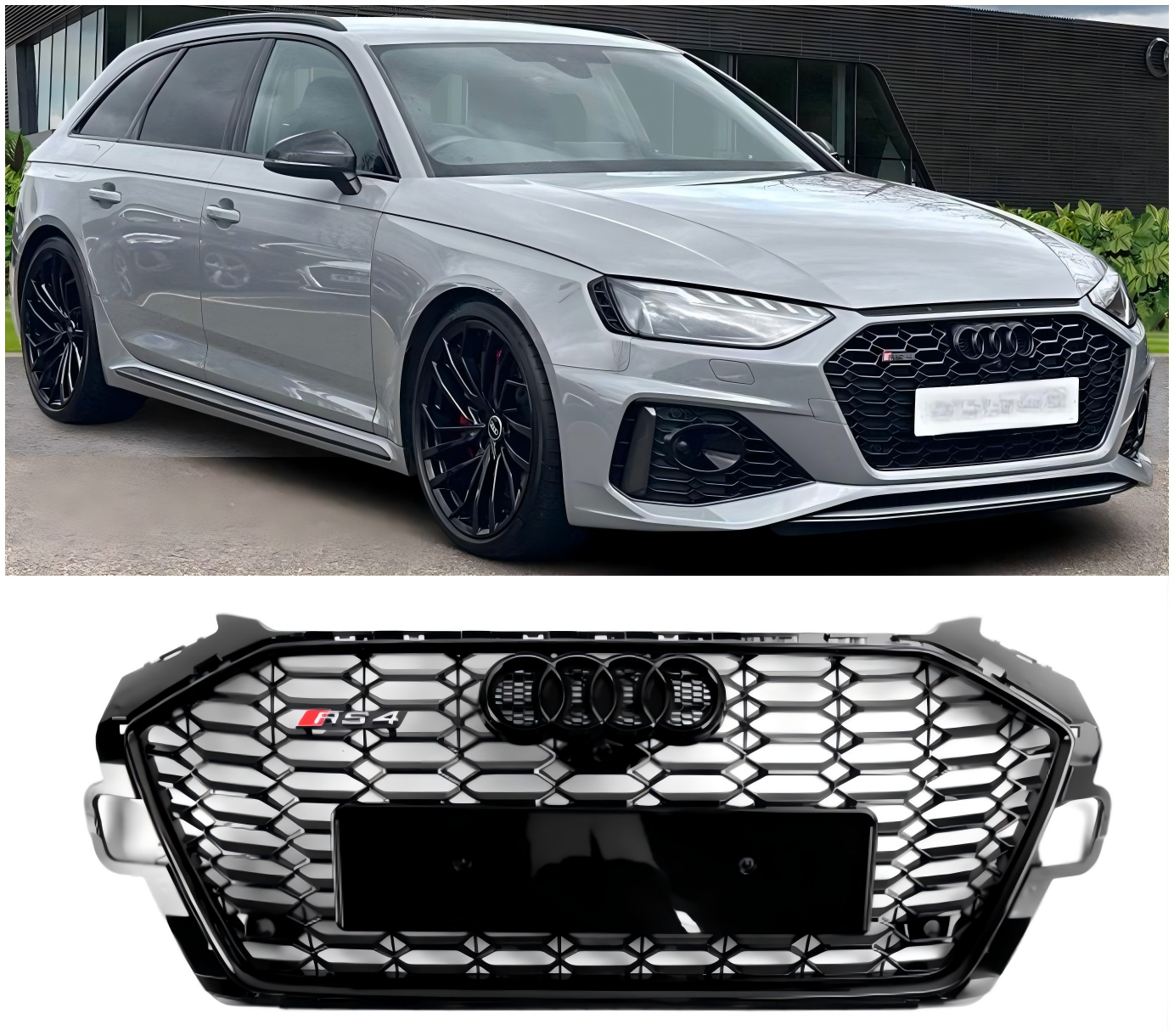 Grille de pare-chocs avant style Audi A4 B9.5 A4 S-Line S4 RS4 2020-2022 8W0853651D