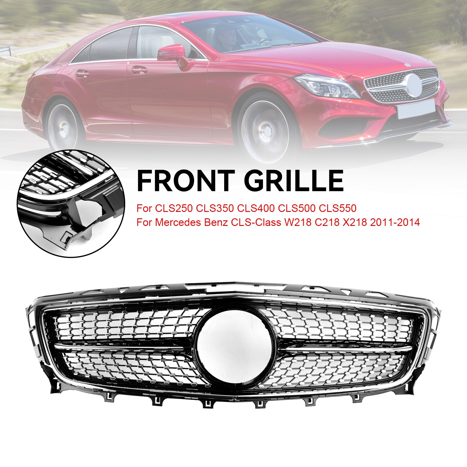 Mercedes-Benz 2011-2014 W218 C218 X218 CLS-Klasse ClS350/500/550 Frontgrille