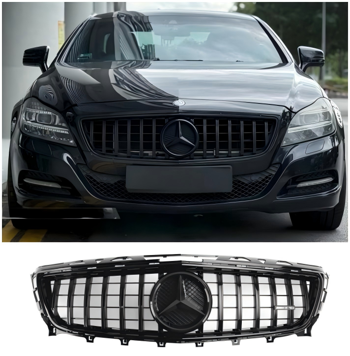 FRONT BUMPER CHROME GRILLE FOR CLS CLASS 2012 2013 2014 C218 W218 - View #6